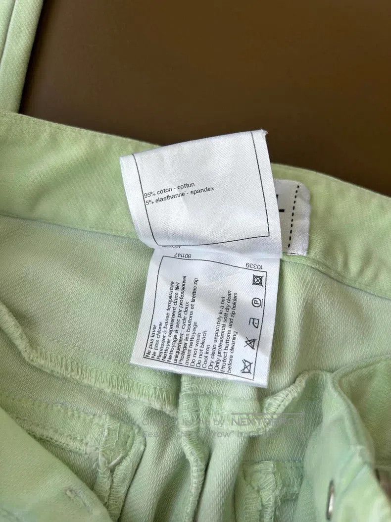 Chanel Chanel Green slim denim trousers Size 42" / US 20 - 6 Thumbnail