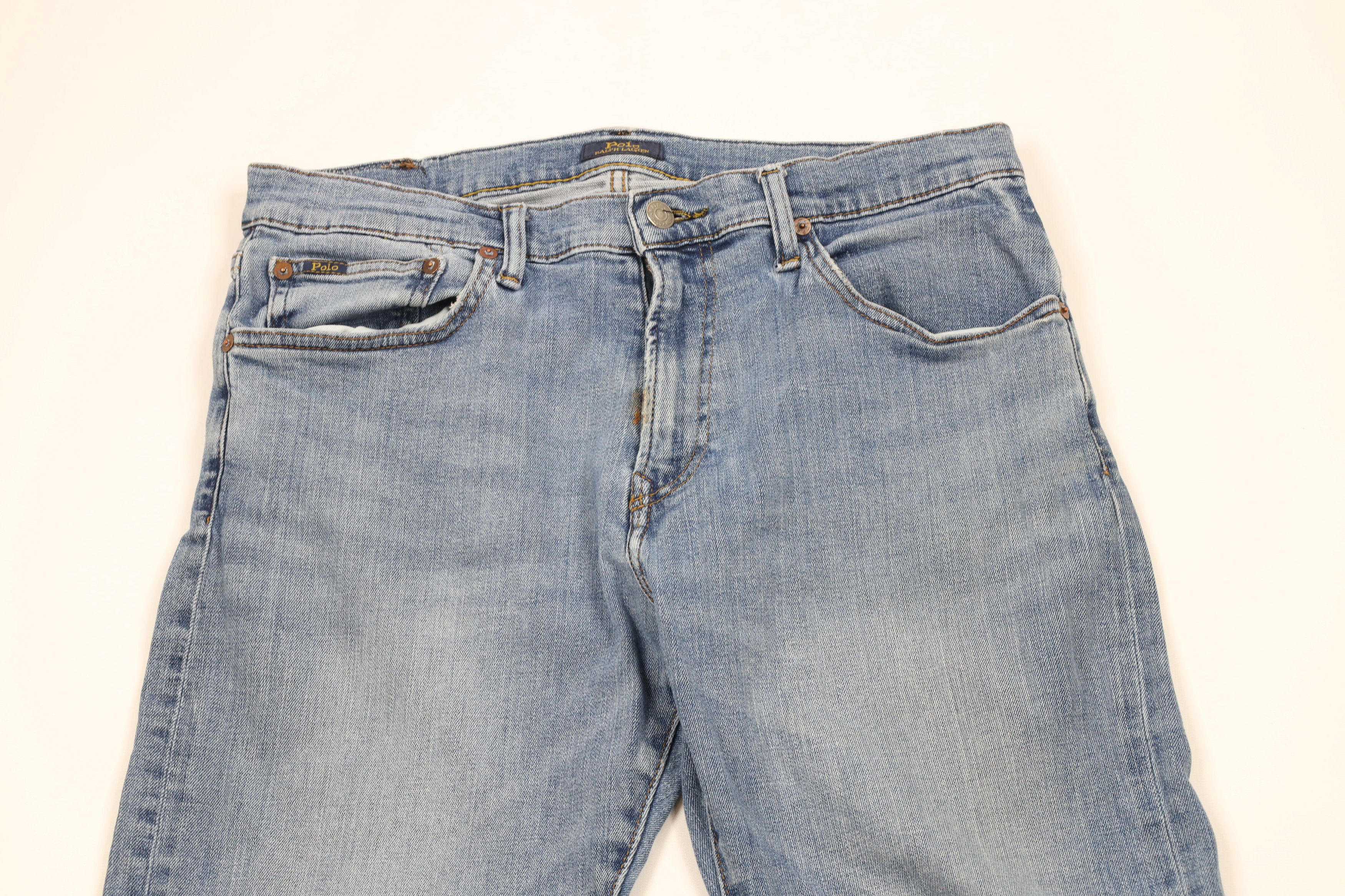 Ralph Lauren × Vintage Vintage Ralph Lauren Hampton Relaxed Straight Leg Jeans Size US 33 - 2 Thumbnail