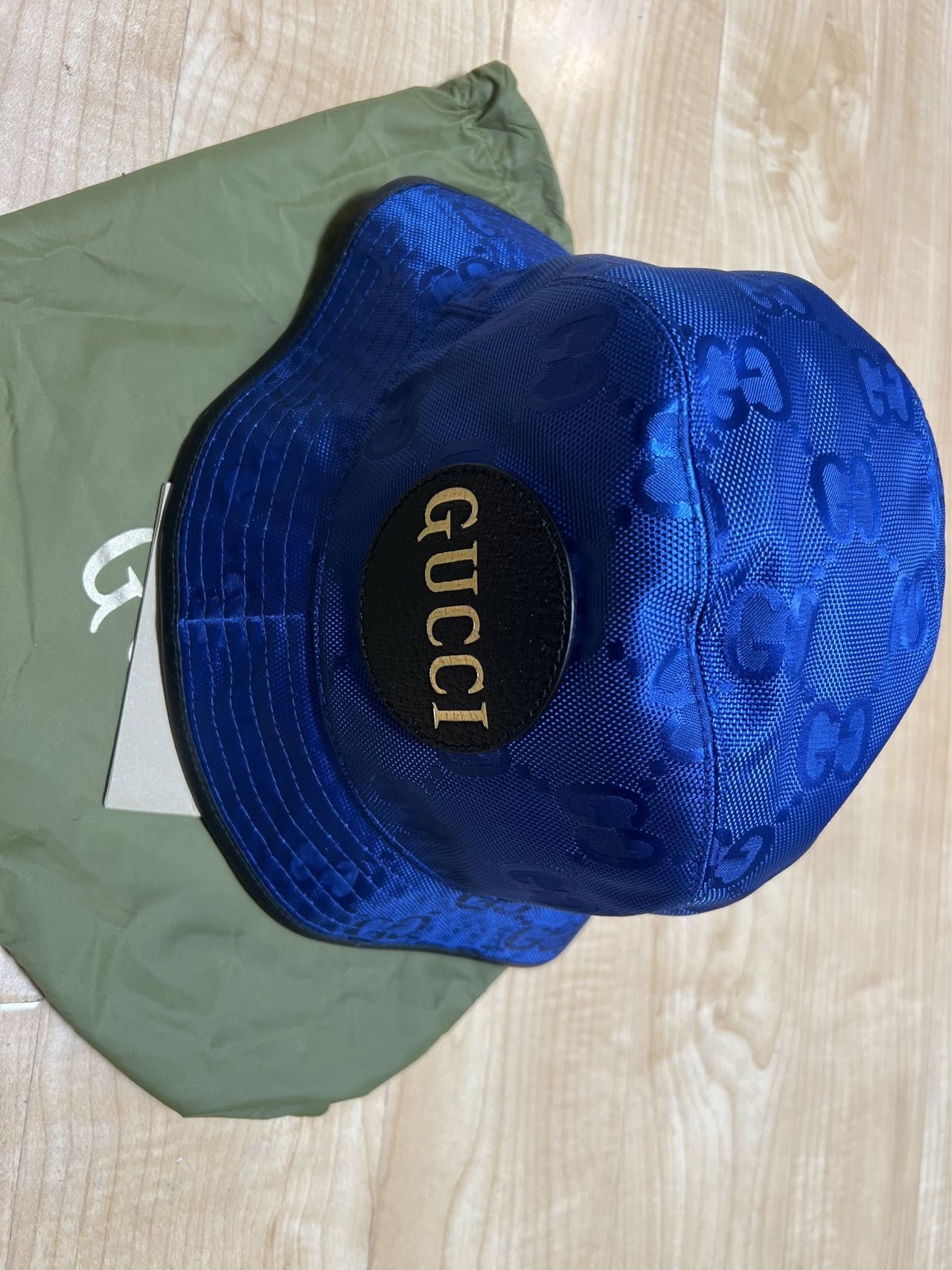 Gucci Gucci Off The Grid Bucket Hat Blue Size ONE SIZE - 8 Thumbnail