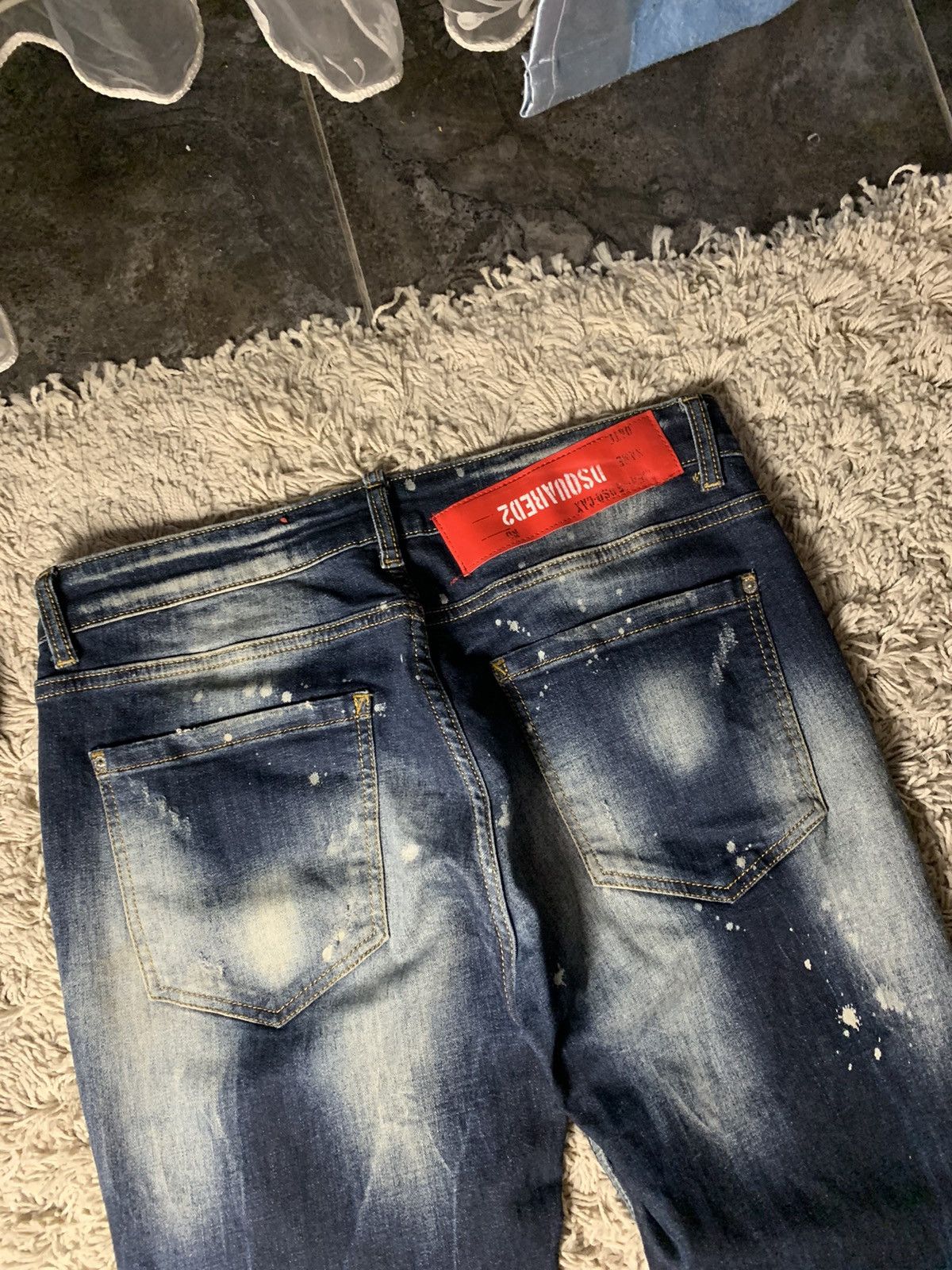 Dsquared2 × Vintage Dsquared2 distressed denim pants Size US 34 / EU 50 - 11 Thumbnail