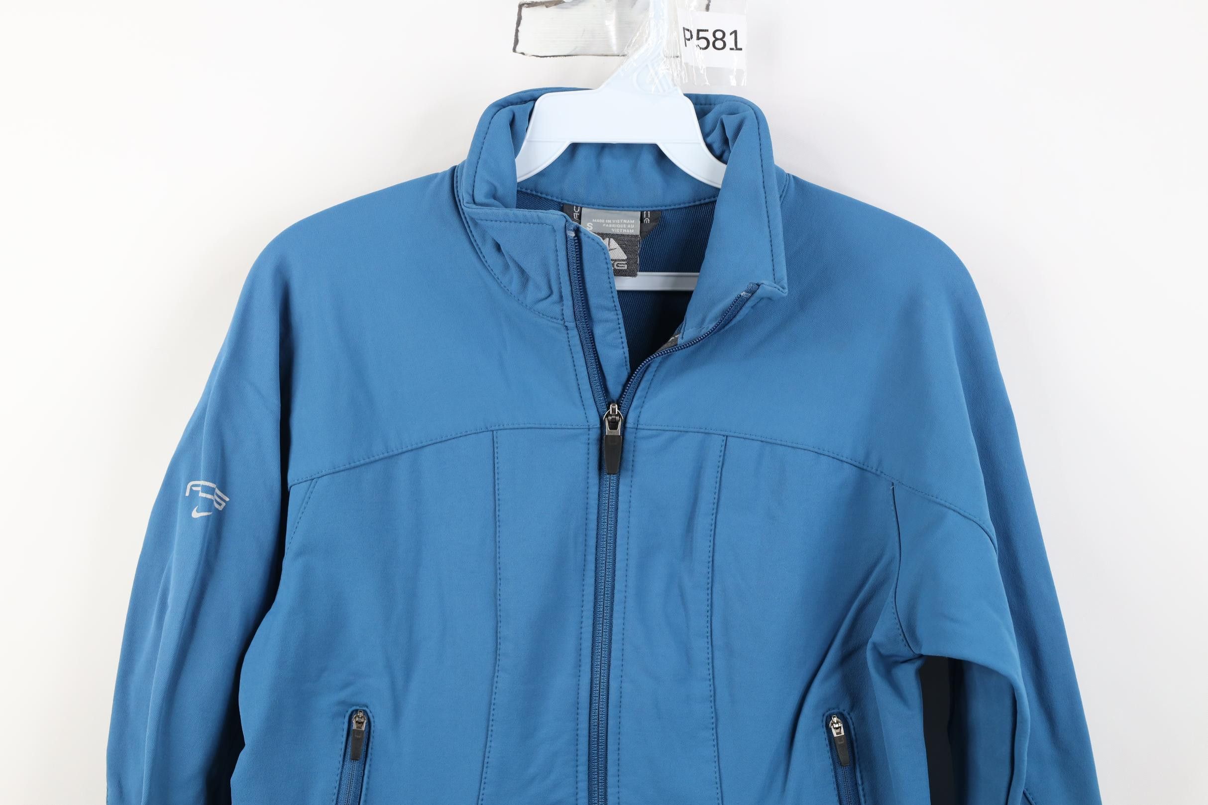 Nike Vintage Y2K Nike ACG Scott Mini Swoosh Softshell Jacket Blue Size S / US 4 / IT 40 - 2 Thumbnail