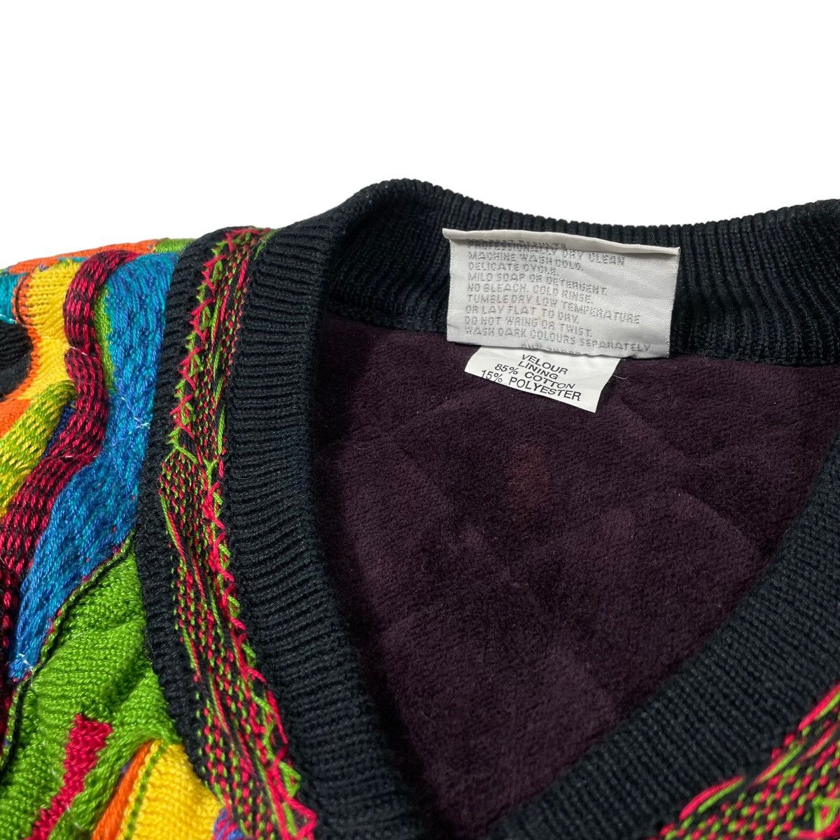 Coogi × Vintage VINTAGE COOGI 90’s ZIPPER KNITWEAR SWEATER Size US M / EU 48-50 / 2 - 8 Thumbnail