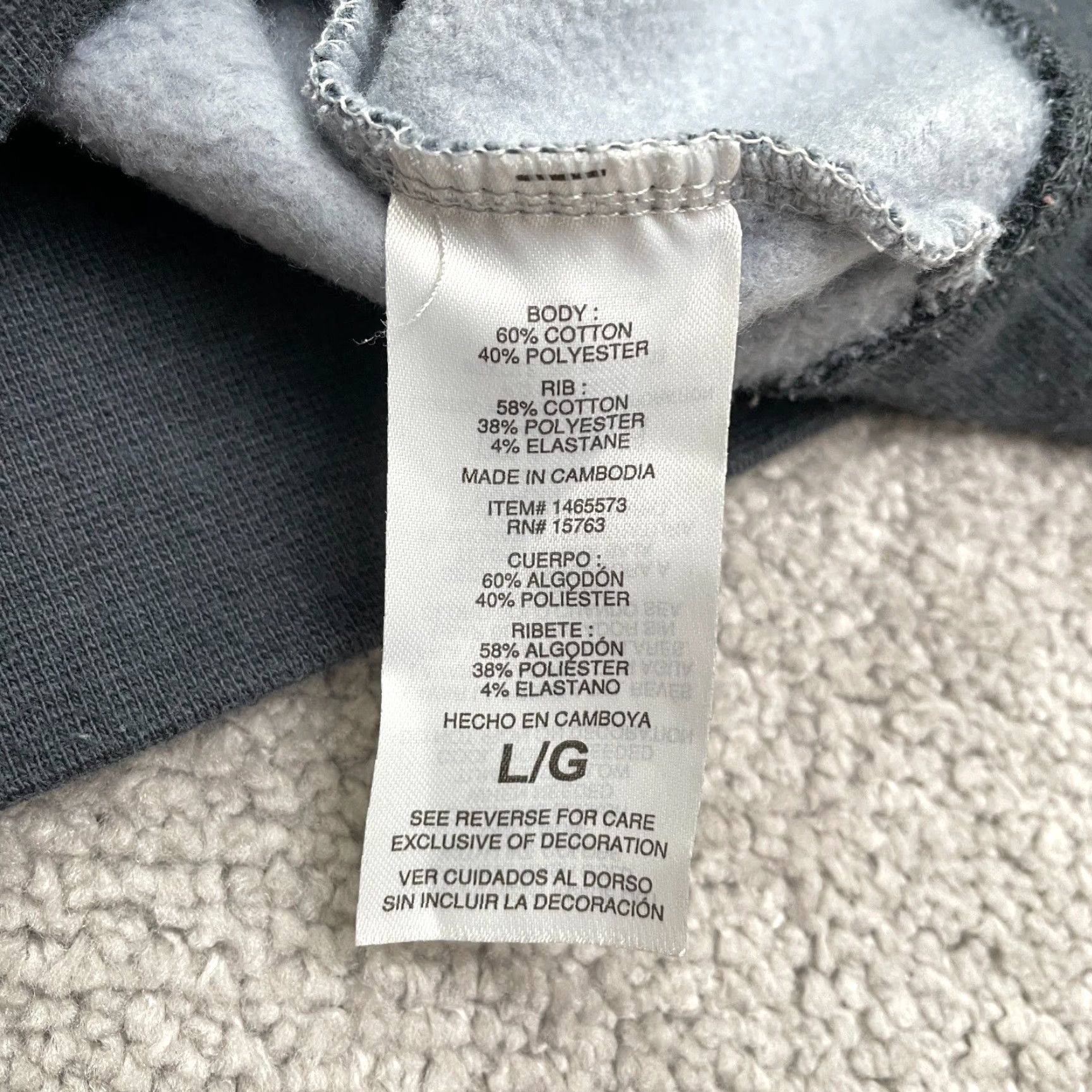 Champion Champion Hoodie Tie-Dye Womens L Blue Pullover Sweatshirt Casual Fleece Size L / US 10 / IT 46 - 6 Thumbnail