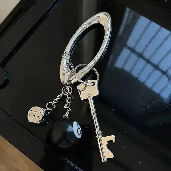 Other Haseki x Junna Full Set Silver Carabiner Keychain Size ONE SIZE - 1 Thumbnail