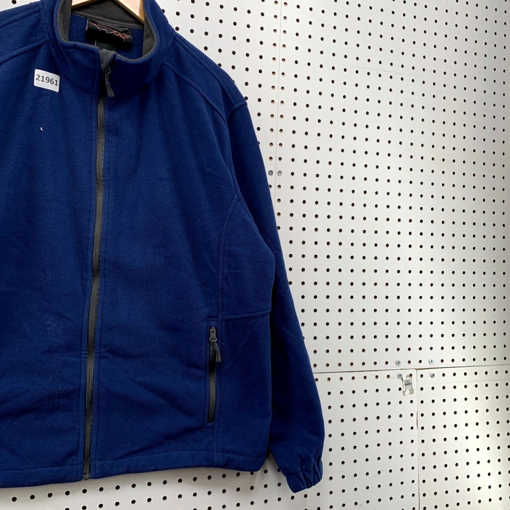 Free Country Free Country Fleece Full Zip Jacket Mens XL Blue Zipper Pockets 25x29 Size US XL / EU 56 / 4 - 4 Thumbnail