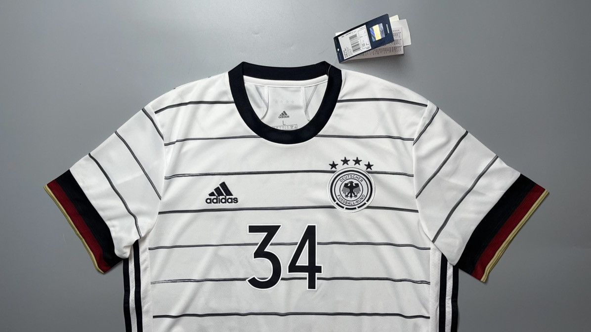 Adidas GERMANY ADIDAS 2020 EURO FOOTBALL HOME JERSEY #34 EMRE CAN Size US L / EU 52-54 / 3 - 3 Thumbnail