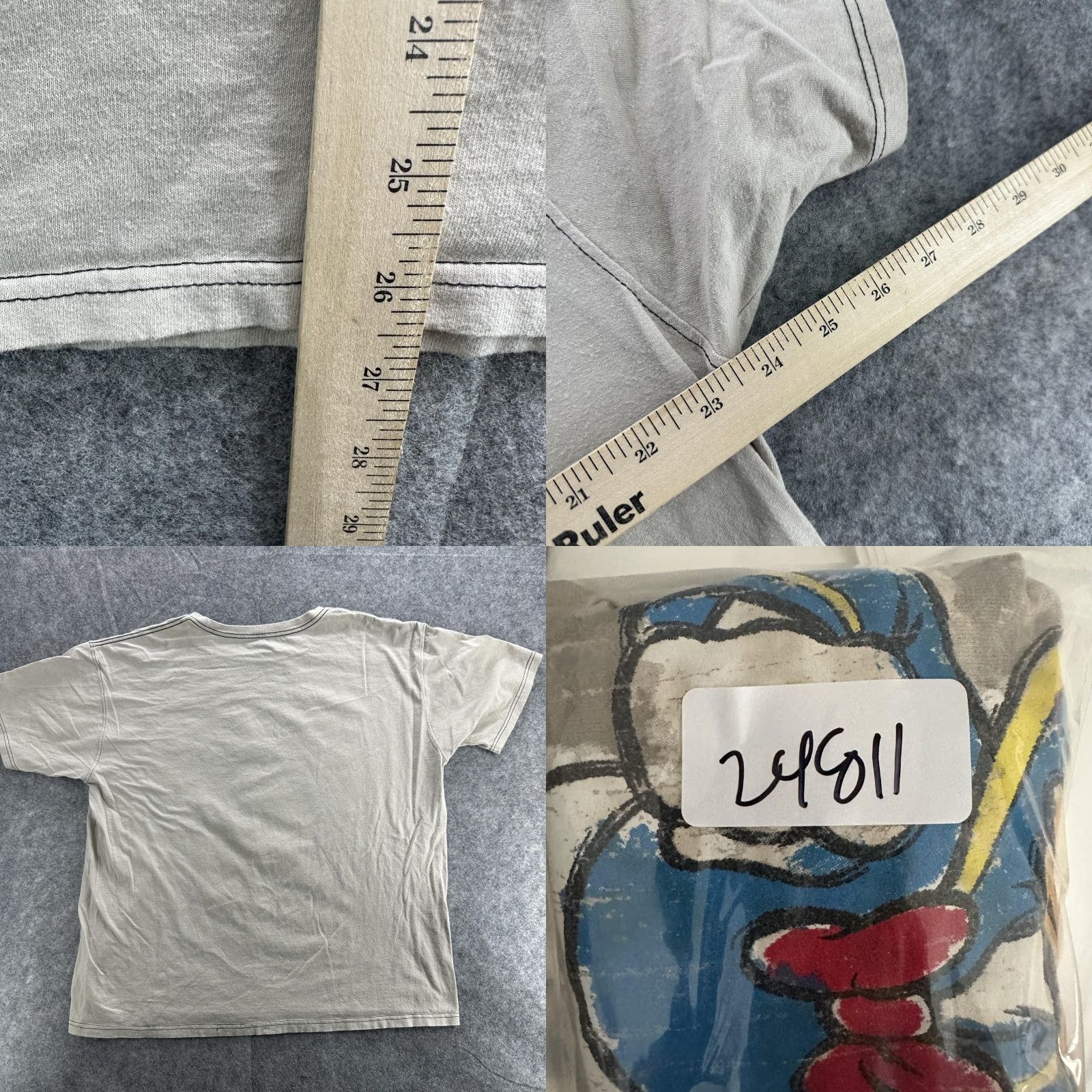 Disney VINTAGE Disney Donald Duck T-Shirt Mens XL Gray Cartoon Graphic Tee Short Sleeve Comic Classic Disney NYC Size US XL / EU 56 / 4 - 8 Thumbnail