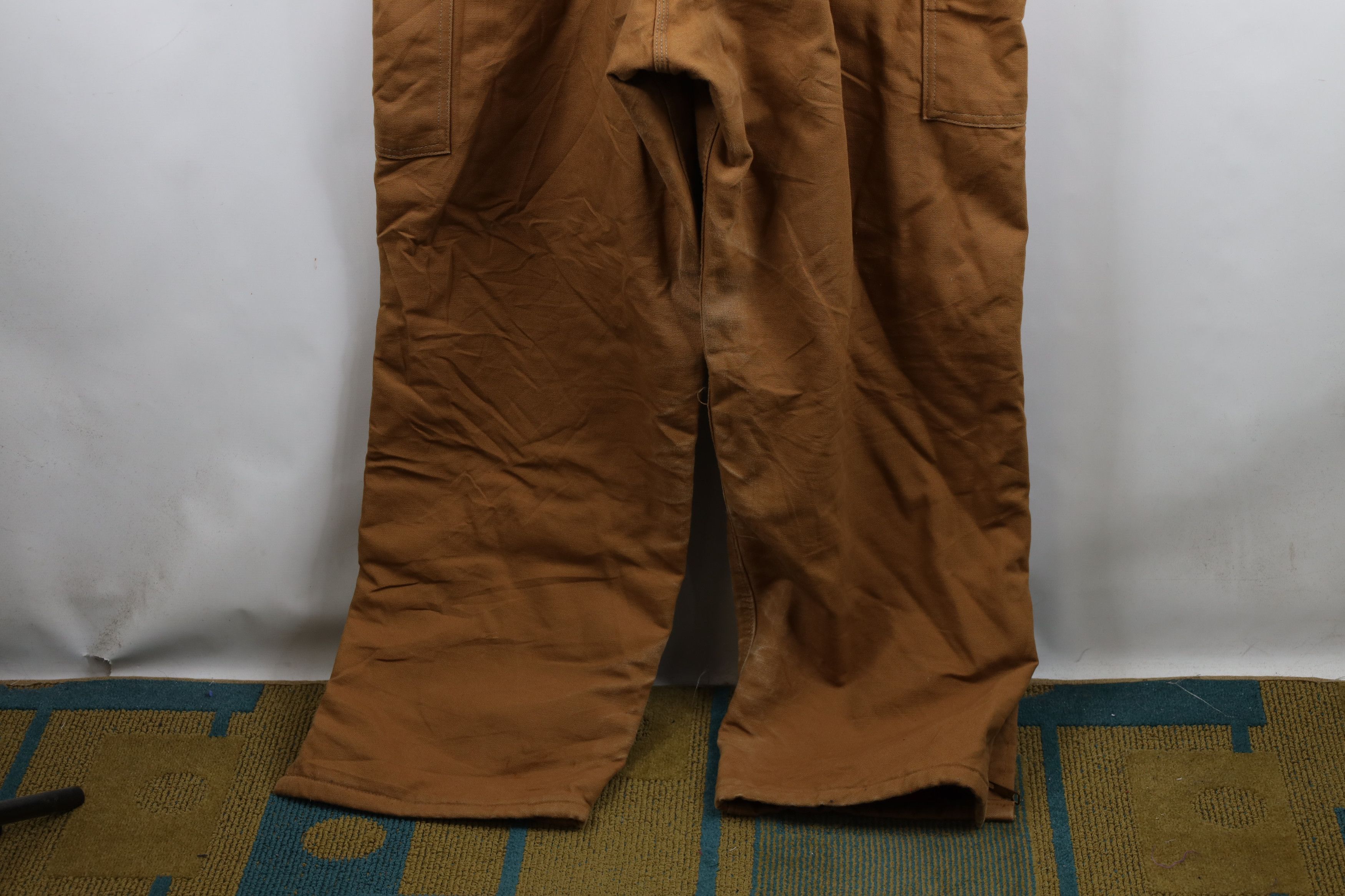 Carhartt Vintage Y2K 2003 Carhartt Distressed Quilted Overalls Size US 44 / EU 60 - 20 Thumbnail