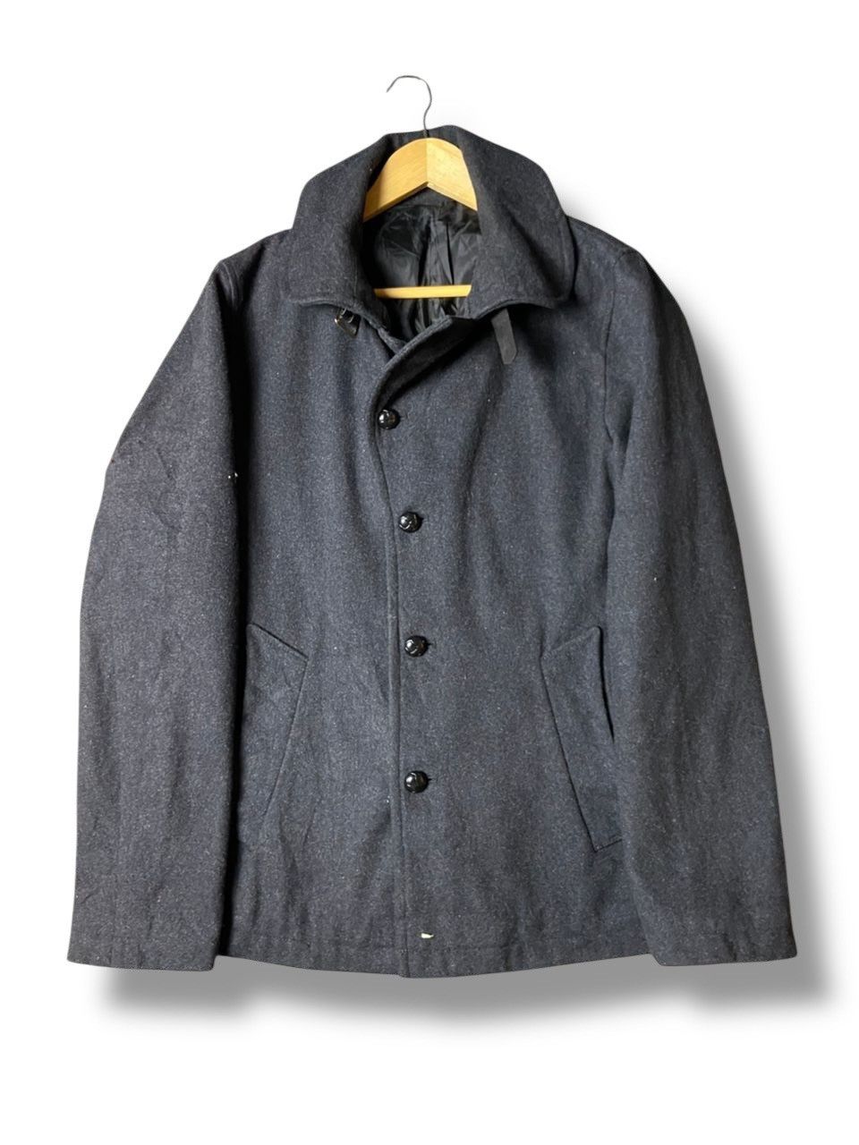 Semantic Design Single Breasted Wool Jacket (151)