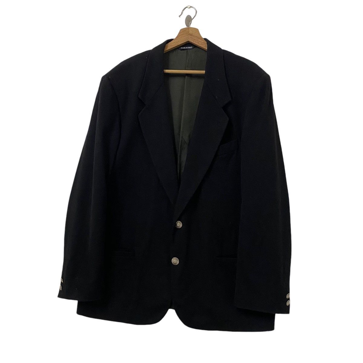 Versace × Vintage ☀️Vintage Versace Sport black classic blazer jacket Size US M / EU 48-50 / 2 - 4 Thumbnail