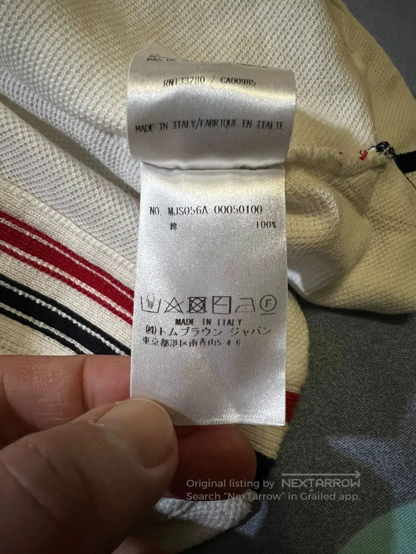 Thom Browne Thom Browne Classic Back Stripe T-Shirt. Size US XL / EU 56 / 4 - 9 Thumbnail
