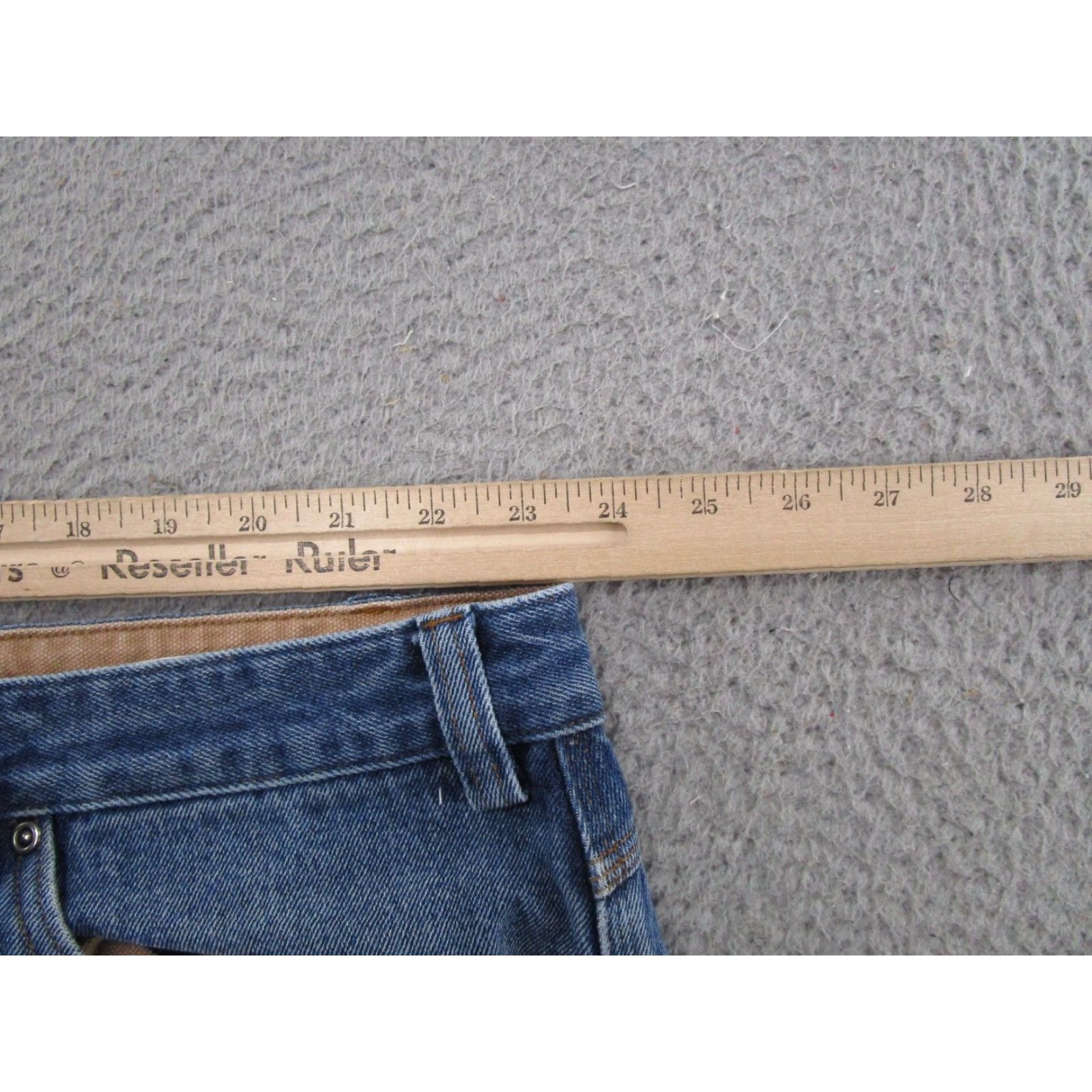 CO Duluth Ballroom Relaxed Jeans 86069C Mens 48x30 Blue Denim Size 48 Workwear Straight Casual Size US 32 / EU 48 - 6 Thumbnail