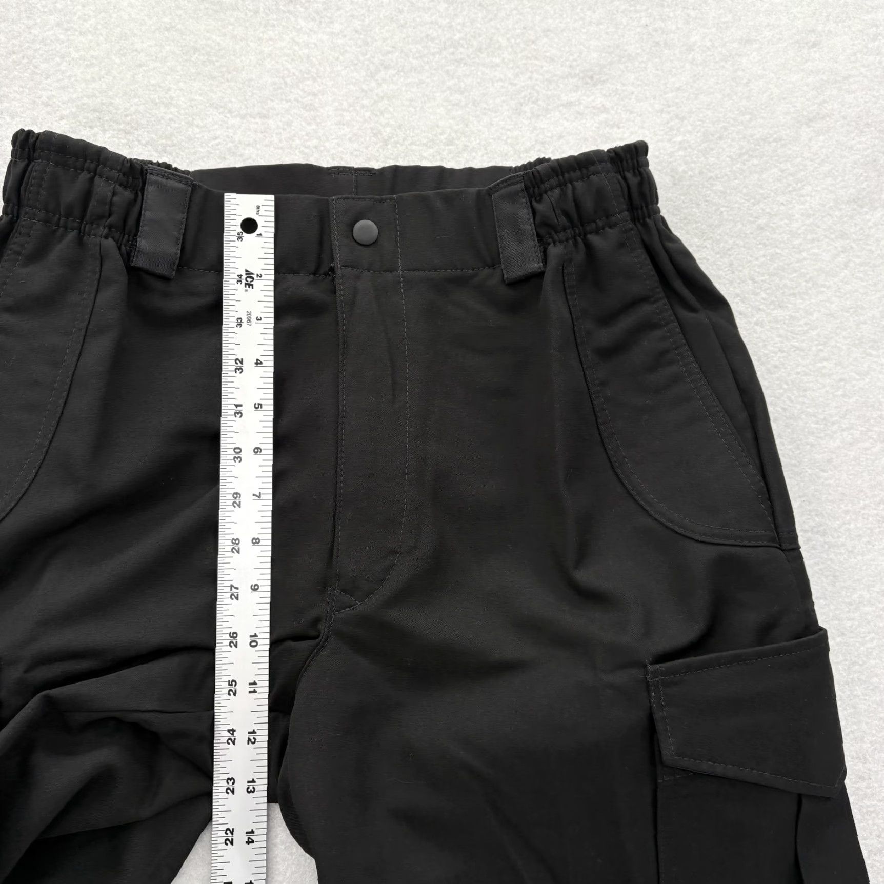 Vintage Bratwear Cargo Pants Mens 30x31 Black Tactical Uniform Elastic Waist Utility Workwear Pants Mens Black Size US 30 / EU 46 - 7 Thumbnail