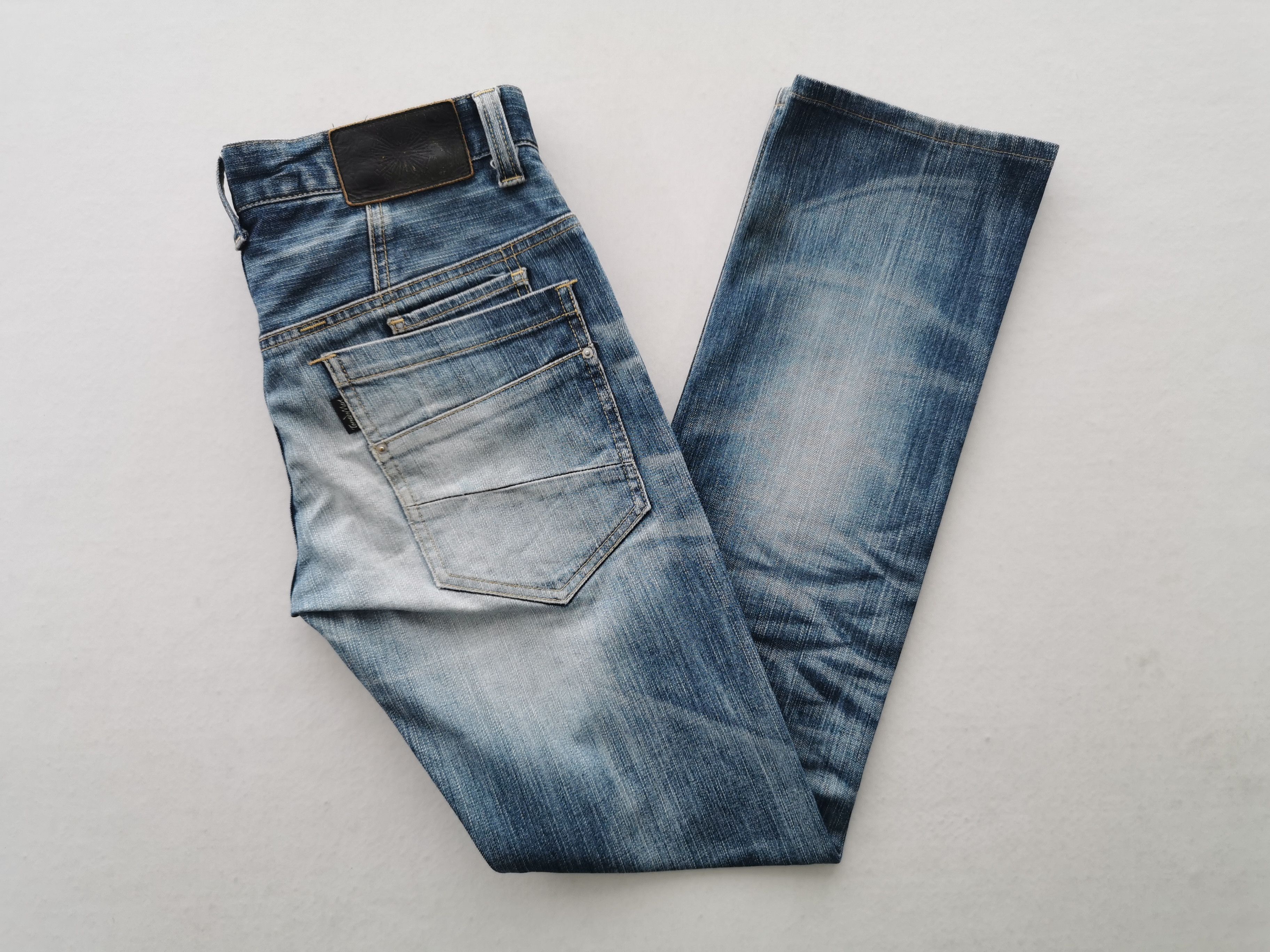 Japanese Brand Distressed Vintage 90s Tornado Mart Denim Made In Japan Size US 31 - 5 Thumbnail