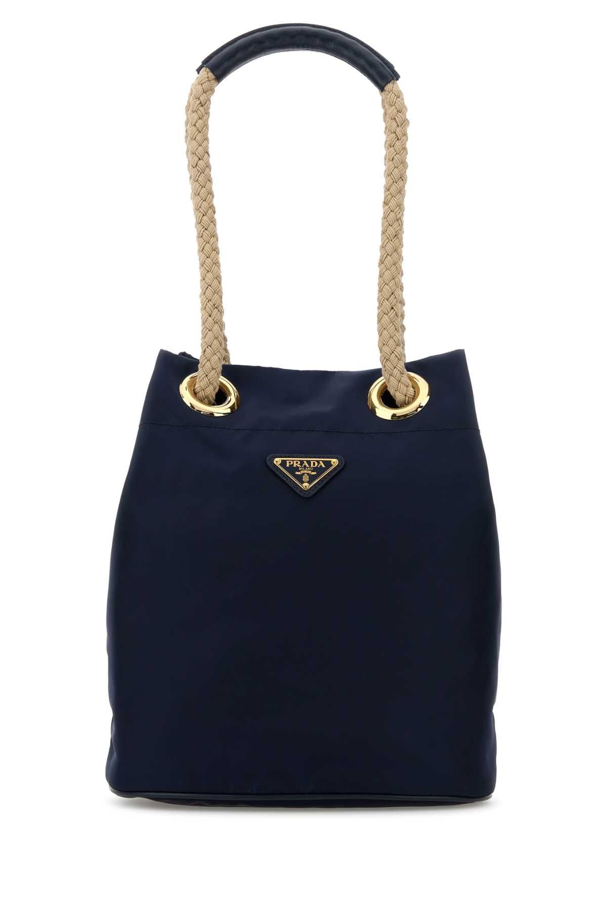 Prada Navy Blue Re-Nylon Prada Mariner Bucket Bag Size ONE SIZE - 1 Thumbnail