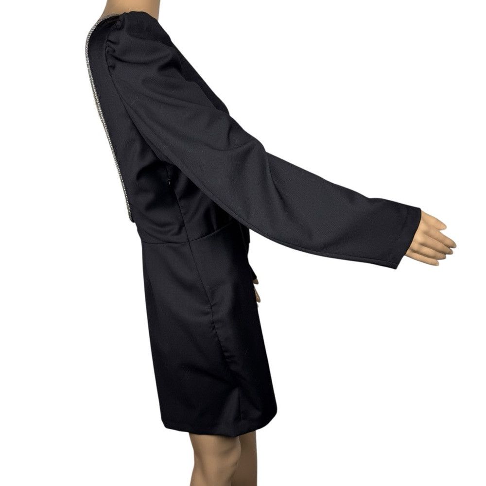 ba&sh NWT New $530 BA&SH Miroir Wool Mini Black Dress Size 3 US 8 Size M / US 6-8 / IT 42-44 - 5 Thumbnail