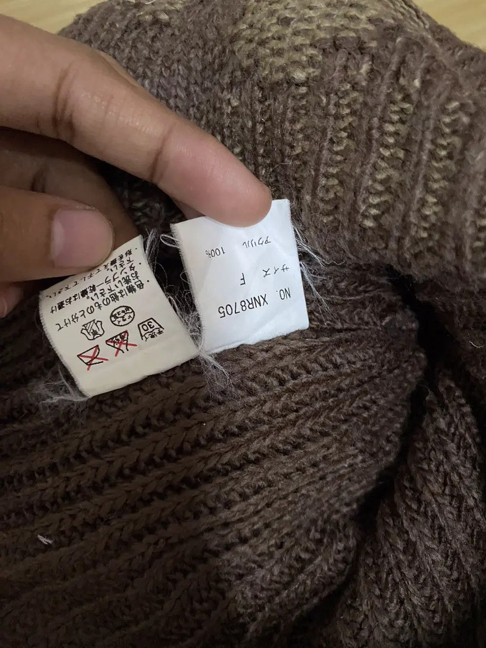 Japanese Brand Japanese Brand Xnix Distressed Rare Design Beanie Hat Size ONE SIZE - 5 Thumbnail
