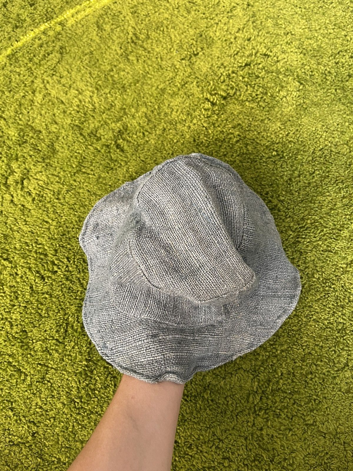Designer 100% hemp avant garde bucket hat Size 32 - 4 Thumbnail