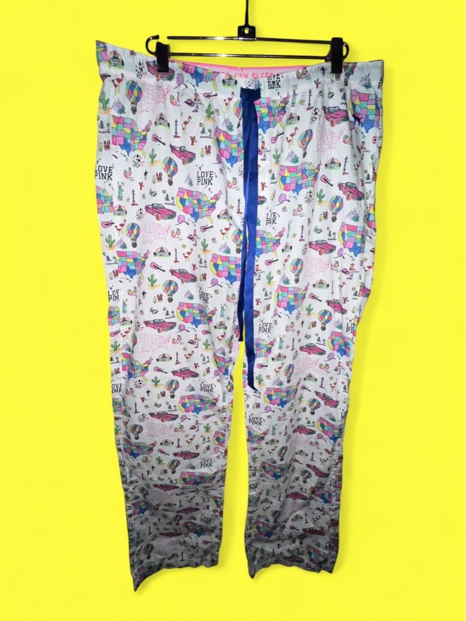 Victoria's Secret Victoria’s Secret Pink I only sleep in pink pj bottoms y2k Size 31" - 5 Thumbnail