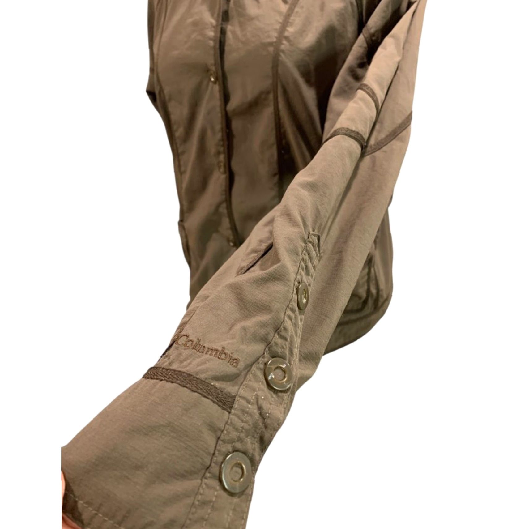 Vintage Columbia Titanium OmniDry Jacket Snap Up Size XL Brown Womens Size XL / US 12-14 / IT 48-50 - 7 Thumbnail
