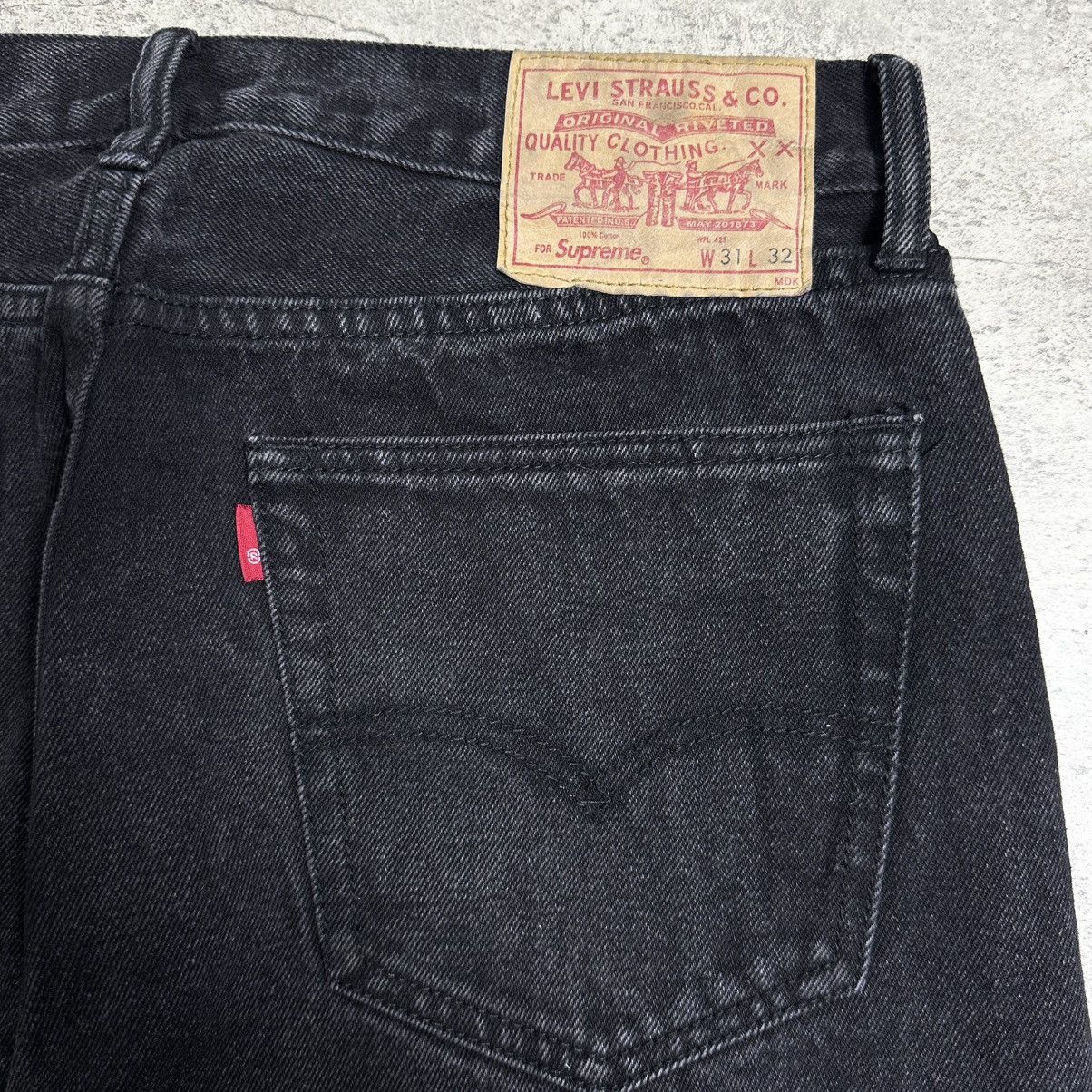 Levi's × Supreme Levi's X Supreme Blackwash Jeans Size US 31 - 14 Thumbnail