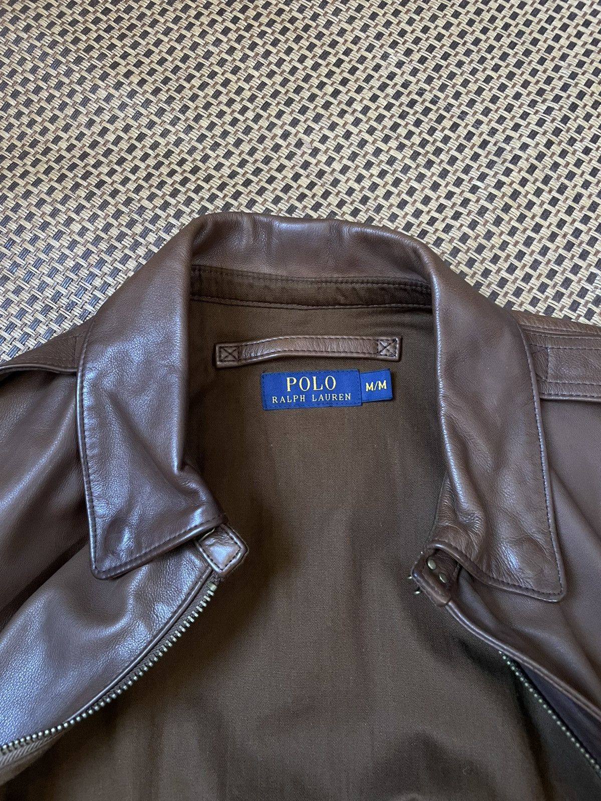 Polo Ralph Lauren Polo Ralph Lauren A-2 Flight Leather Jacket Size US M / EU 48-50 / 2 - 8 Thumbnail