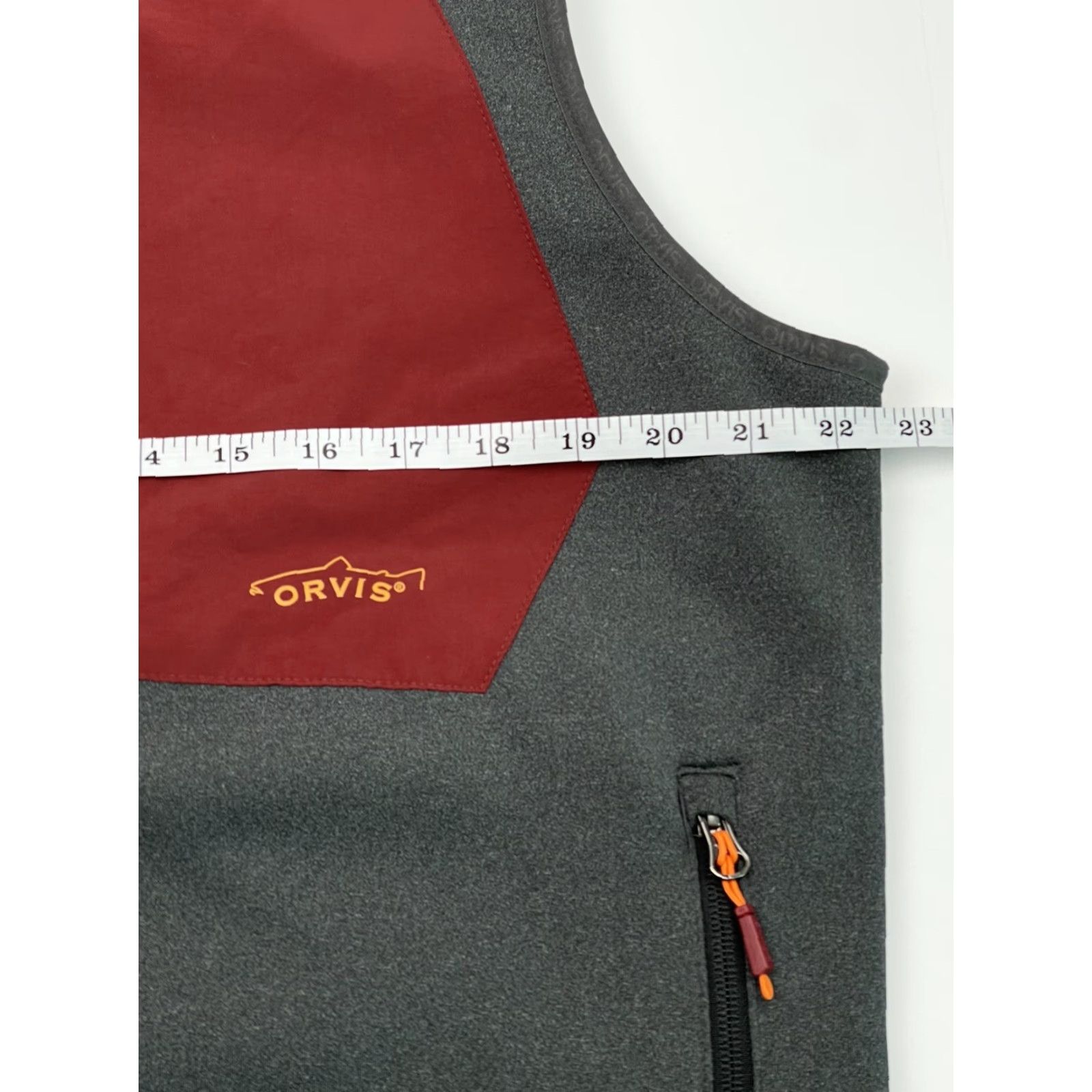 Orvis Orvis Vest Mens Performance Vest Outdoor Hiking Full Zip Pockets Polyester Nylon Logo Multicolor Lining Fleece Winter Summer Spring Fall Regular M Size US M / EU 48-50 / 2 - 6 Thumbnail
