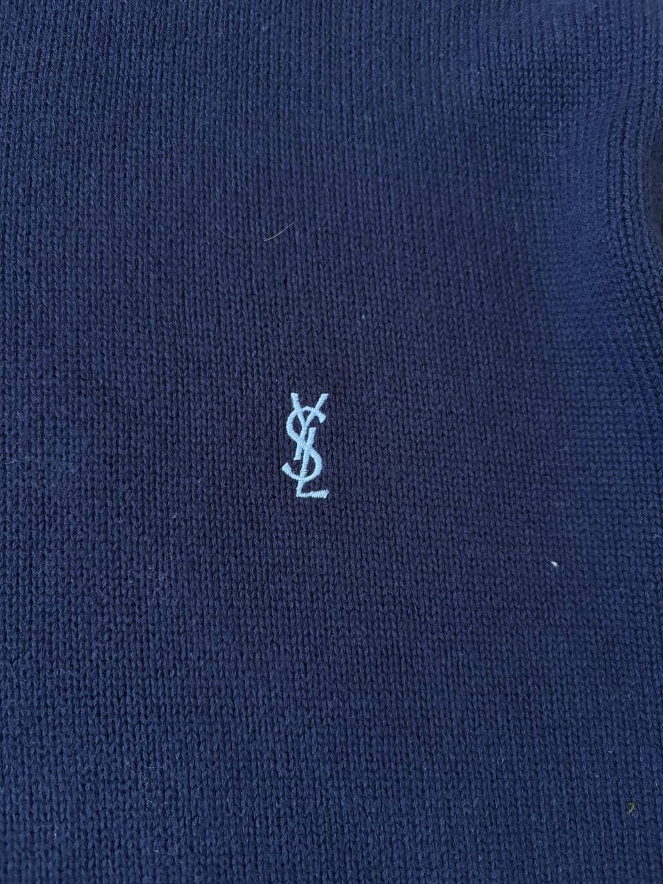 Vintage × Yves Saint Laurent Vintage YSL sweater 90s rare Size US L / EU 52-54 / 3 - 3 Thumbnail