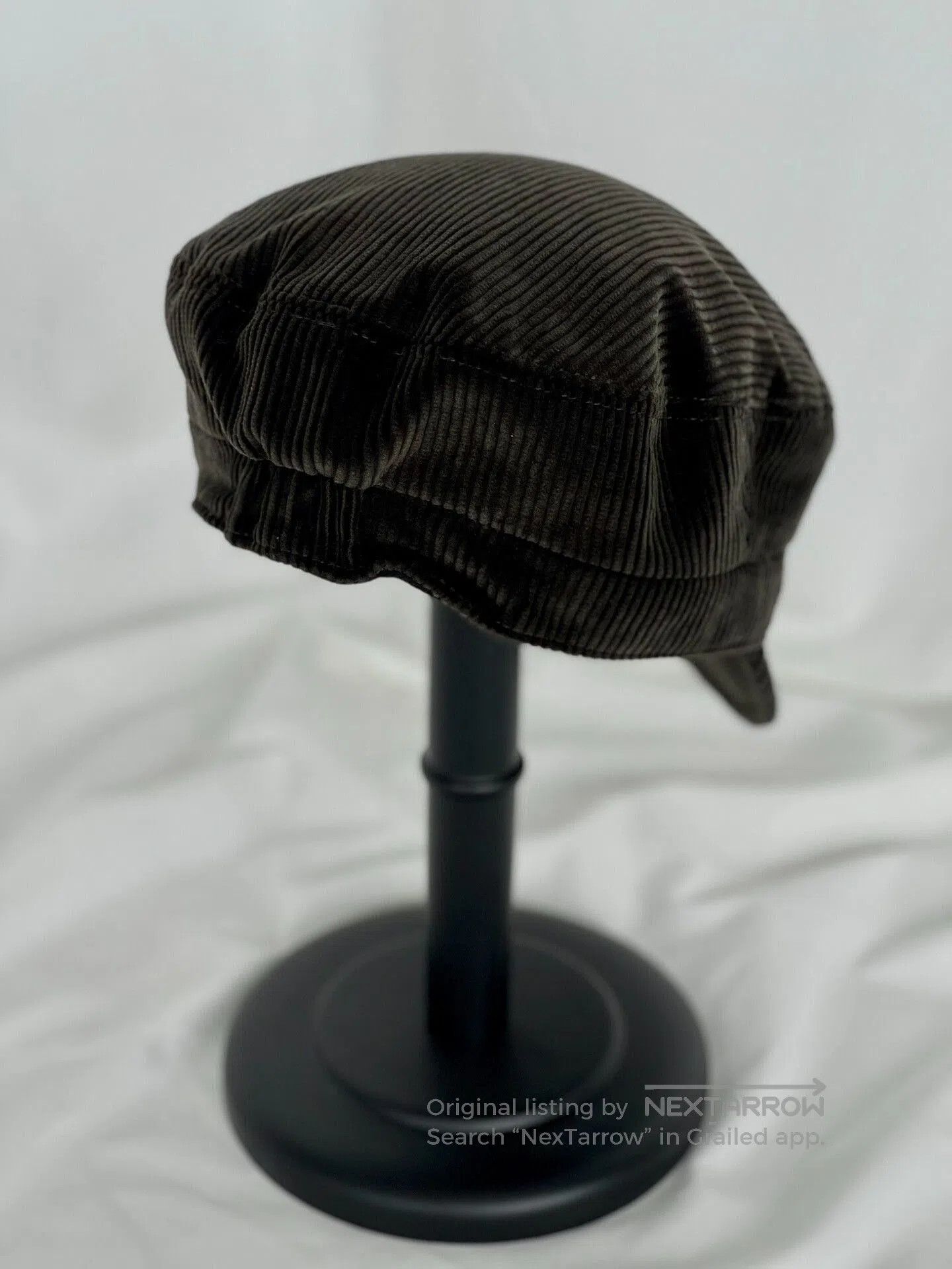 Japanese Brand Heavy Corduroy Baker Boy Hat. Size ONE SIZE - 7 Thumbnail