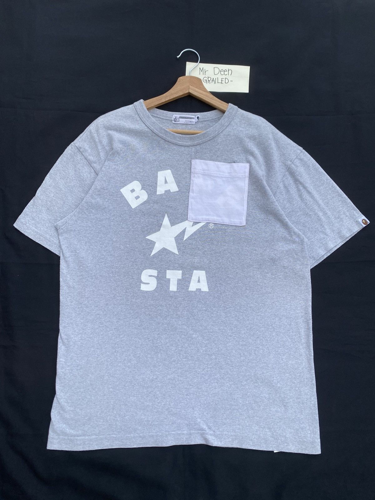 Bape Rare Vintage BAPESTA Single Pocket Tshirt Size US L / EU 52-54 / 3 - 2 Thumbnail