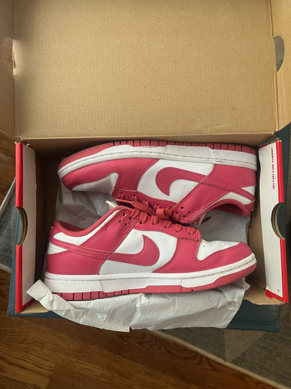Nike Dunk Low Archeo Pink ( Women’s Sz 7) Size US 7 / IT 37 - 1 Thumbnail