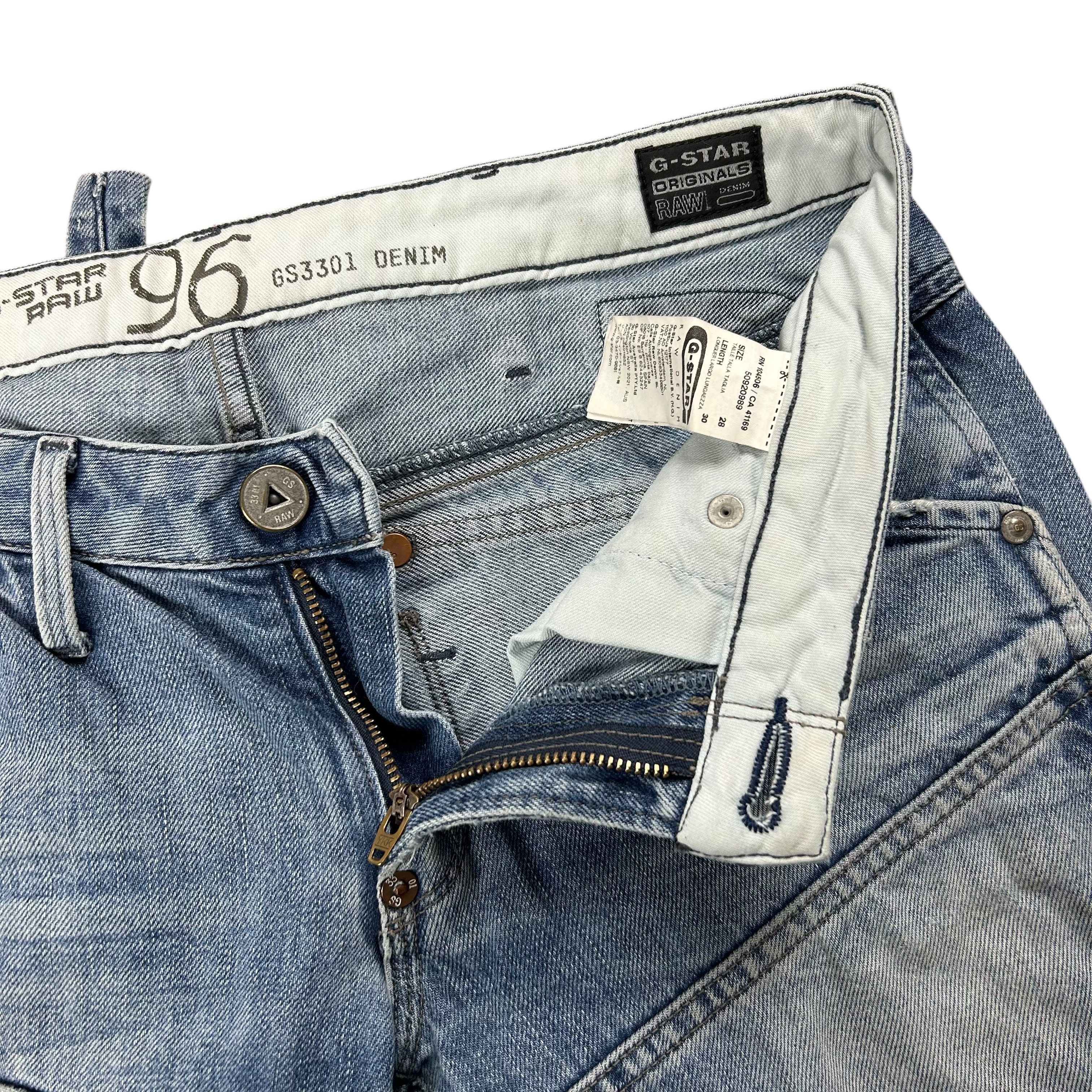 G-Star G-star Raw 96 Denim Light Wash Slim Tapered Men Size W28L30 Size US 28 / EU 44 - 5 Thumbnail