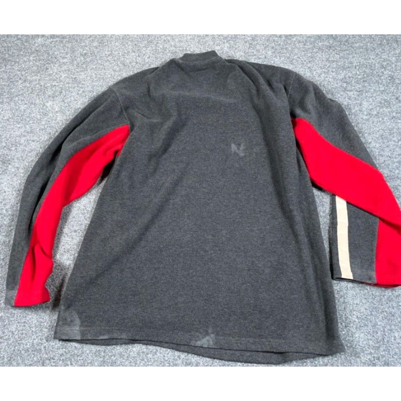 Tommy Hilfiger VINTAGE Tommy Hilfiger Sweatshirt Adult 2XL Gray Red Embroidered Graphic Print 90s Retro Streetwear Mens Size US XXL / EU 58 / 5 - 2 Thumbnail
