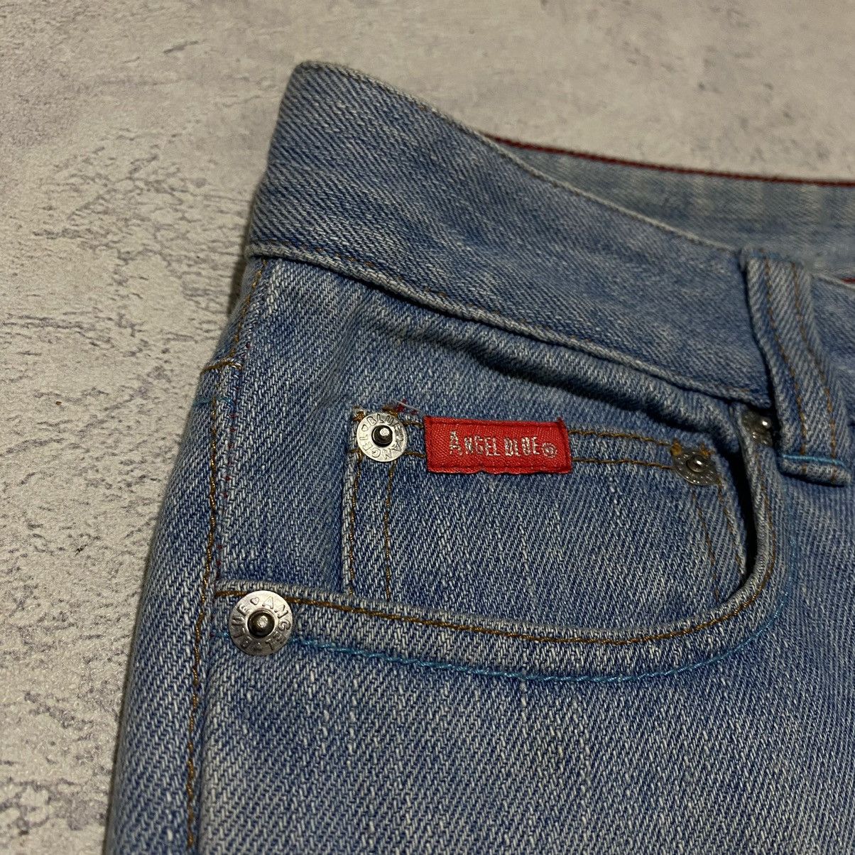 Angel Blue Angel Blue Distressed Patch Jeans Pants Size 31" - 3 Thumbnail