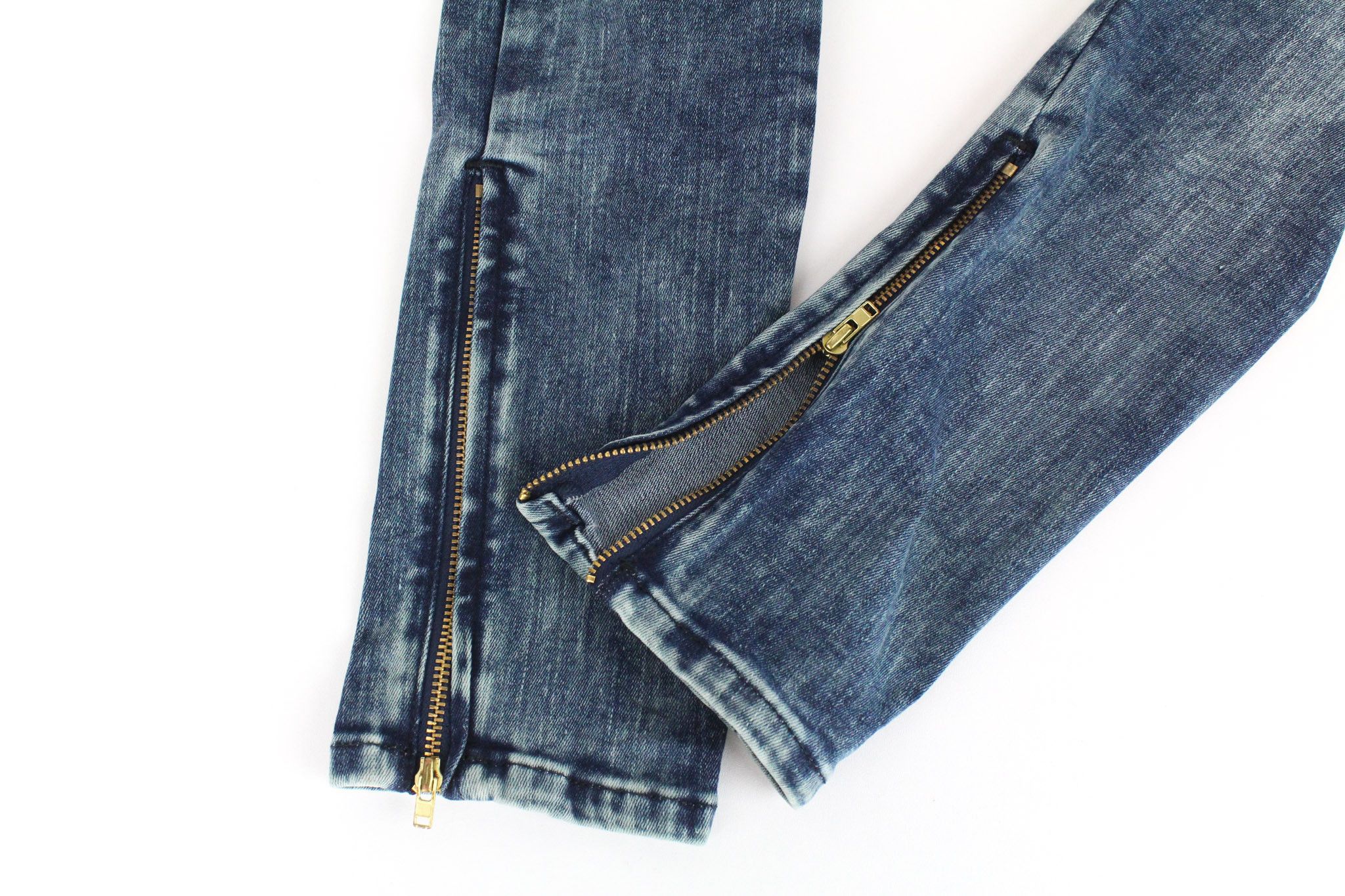 Diesel SLANDY-ZIP 069GW W25/L32 Mid Blue Jeans 71078 Size 25" / US 0 / IT 36 - 10 Thumbnail