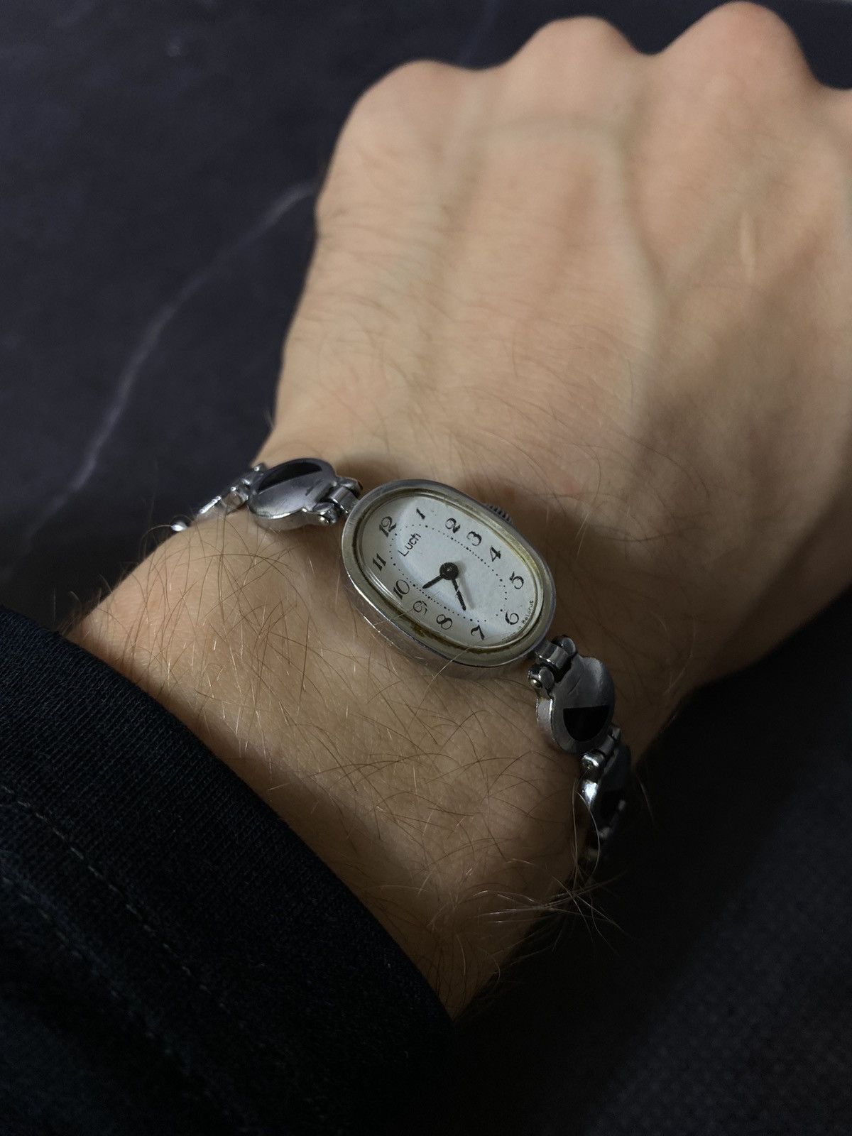 Japanese Brand Vintage Luch Watch USSR Women's Silver Bracelet Size ONE SIZE - 10 Thumbnail