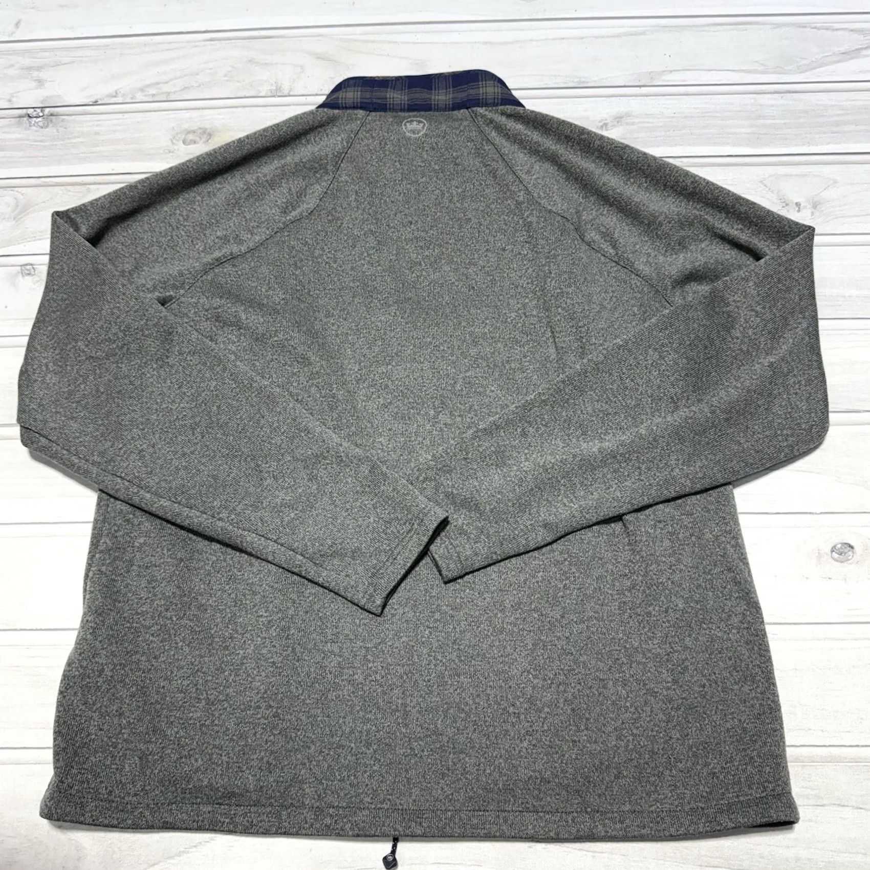 Peter Millar Peter Millar Jacket XL Blue Gray Crown Sport Fuse Elite Flannel Performance Jacket Size US XL / EU 56 / 4 - 4 Thumbnail
