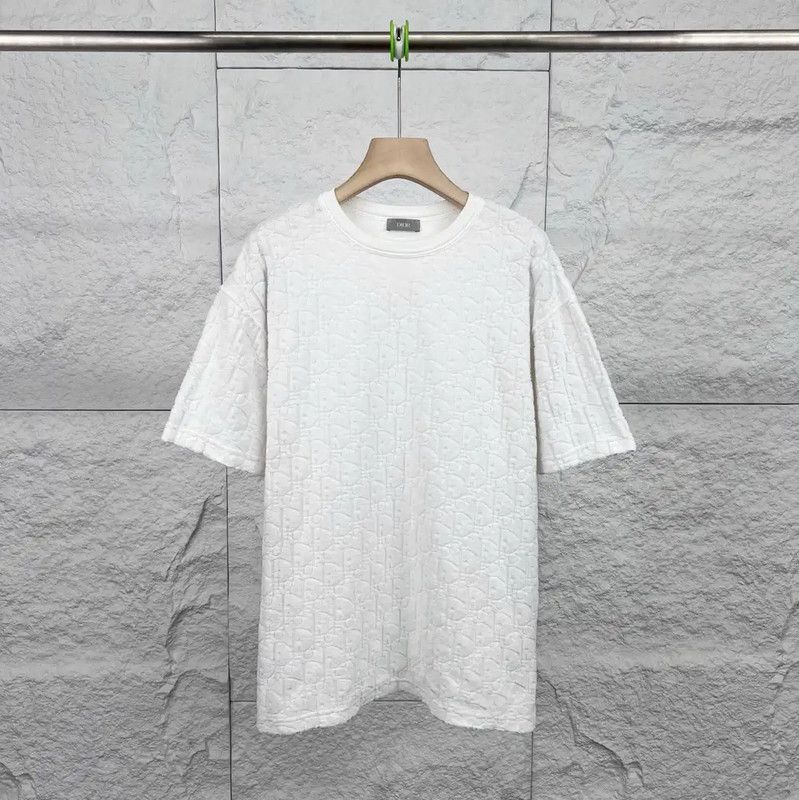 Dior Dior White Cotton Men's T-Shirt 0089 Size US M / EU 48-50 / 2 - 1 Thumbnail