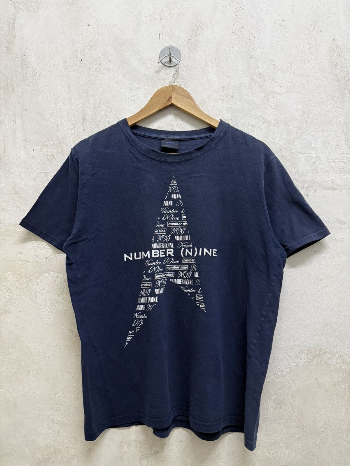 Number (N)ine Distressed Number Nine x Marlboro Star All Logo Tees Size US M / EU 48-50 / 2 - 1 Thumbnail