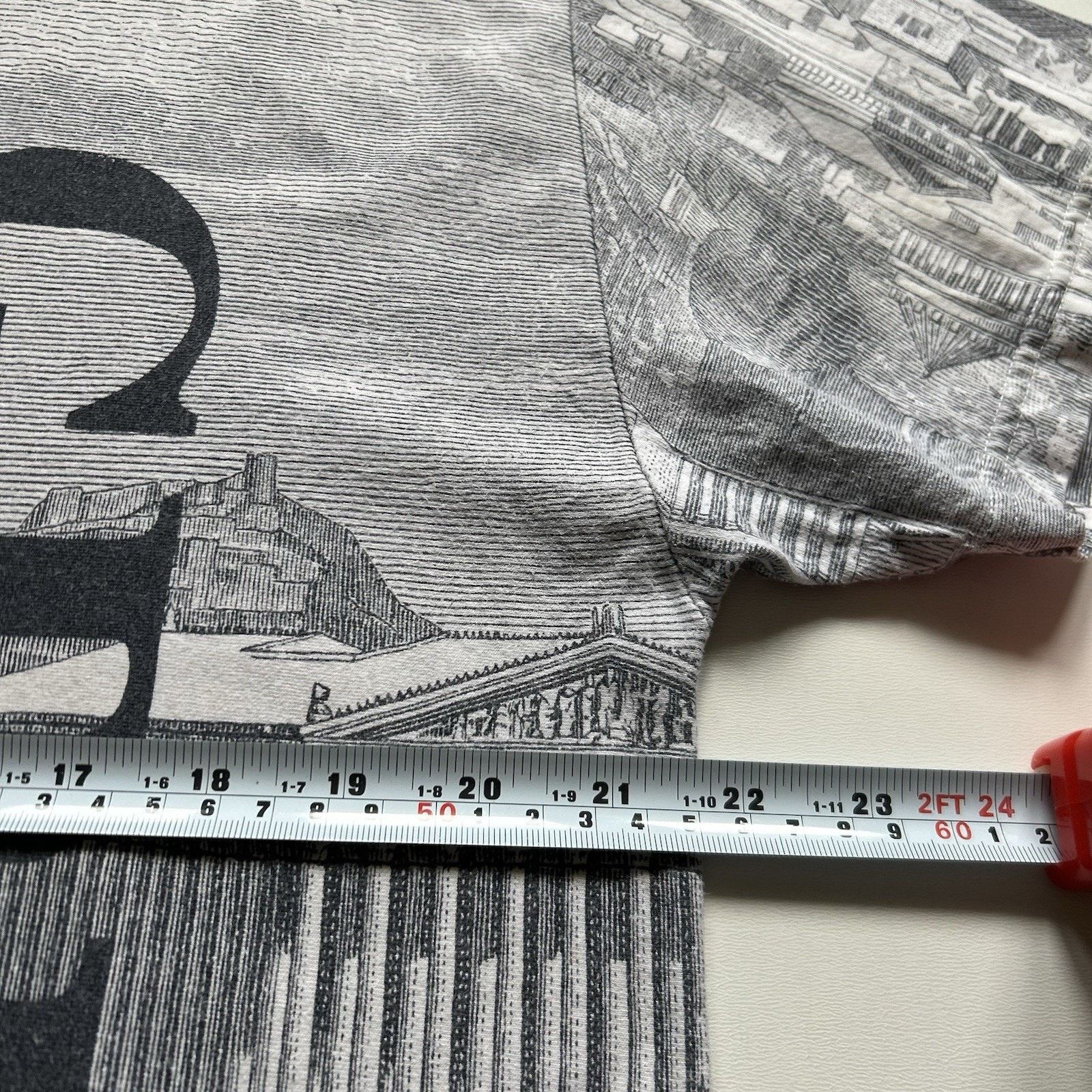 Vintage Vintage Greece All Over Print T Shirt XL AOP Parthenon Art Size US XL / EU 56 / 4 - 6 Thumbnail