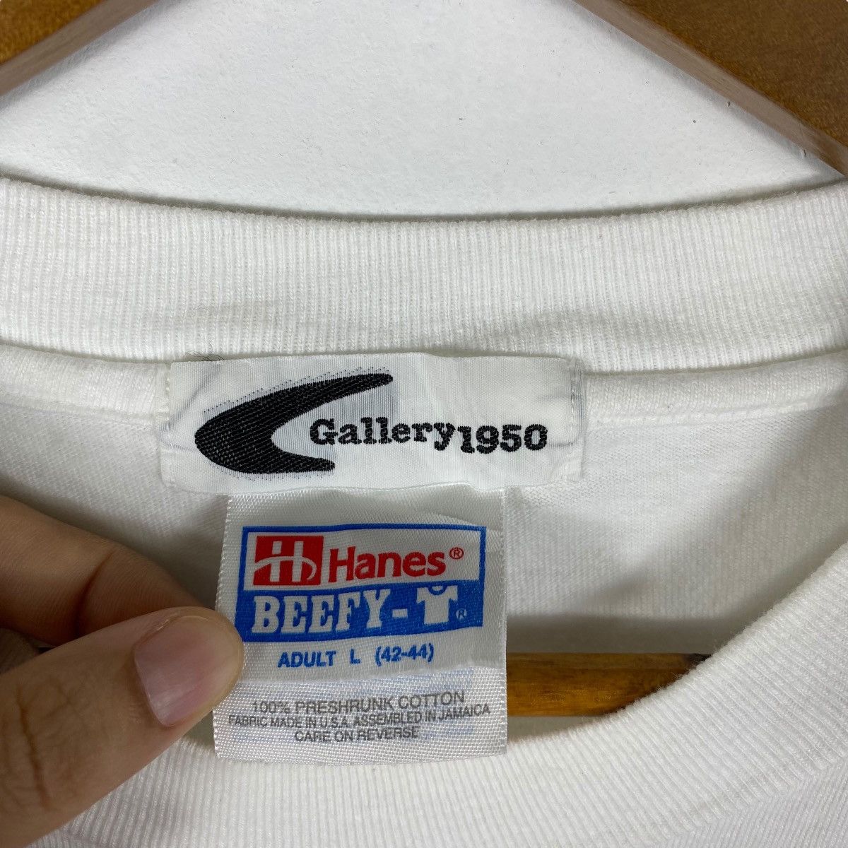 Gallery1950 × Vintage Vintage GALLERY 1950 G. Nineteen Fifty Graphic Tee Shirt Size US L / EU 52-54 / 3 - 9 Thumbnail