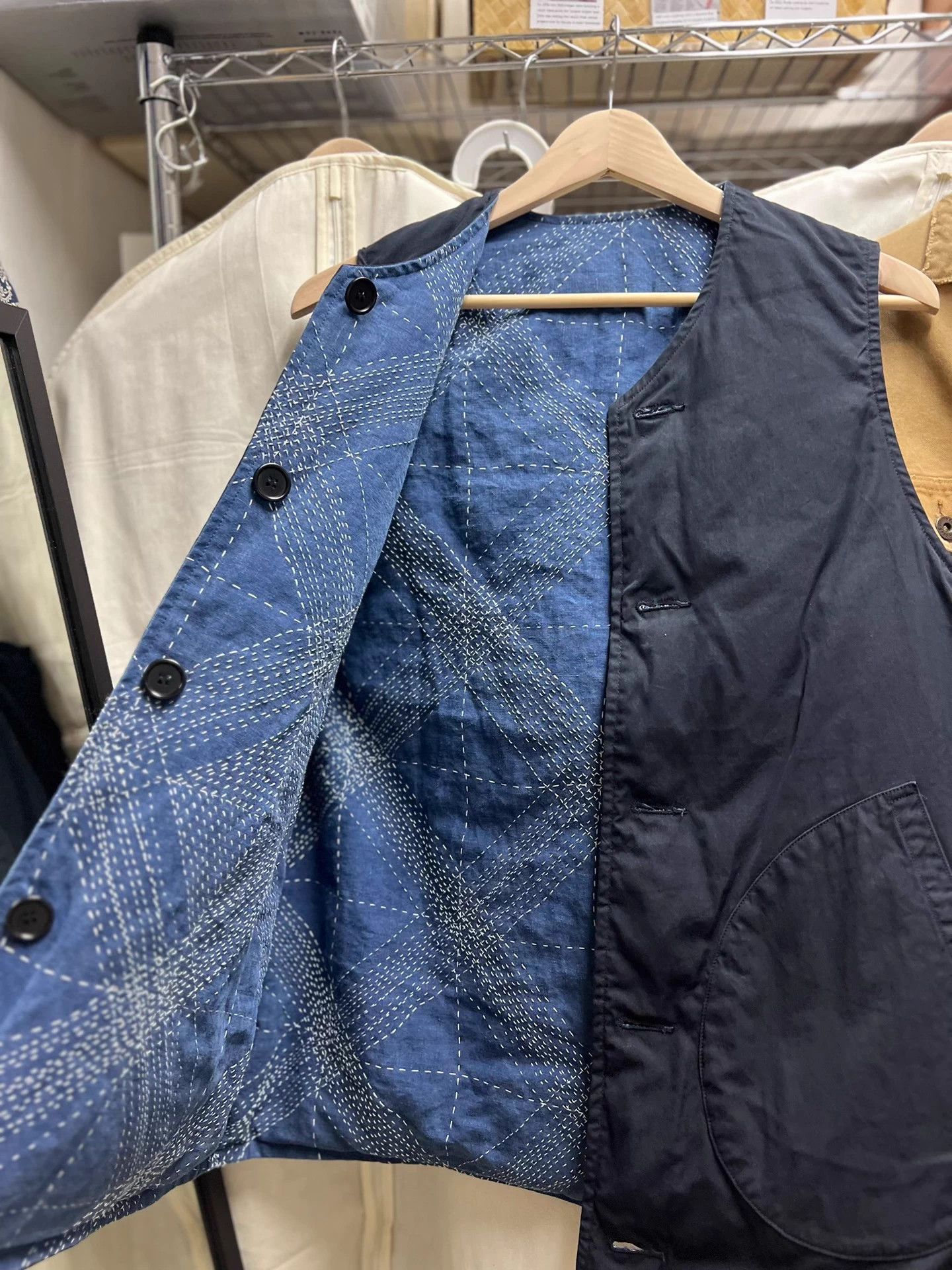 Visvim VISVIM ICT KORA DOWN VEST Sashiko INDIGO Size 1 Size US S / EU 44-46 / 1 - 8 Thumbnail