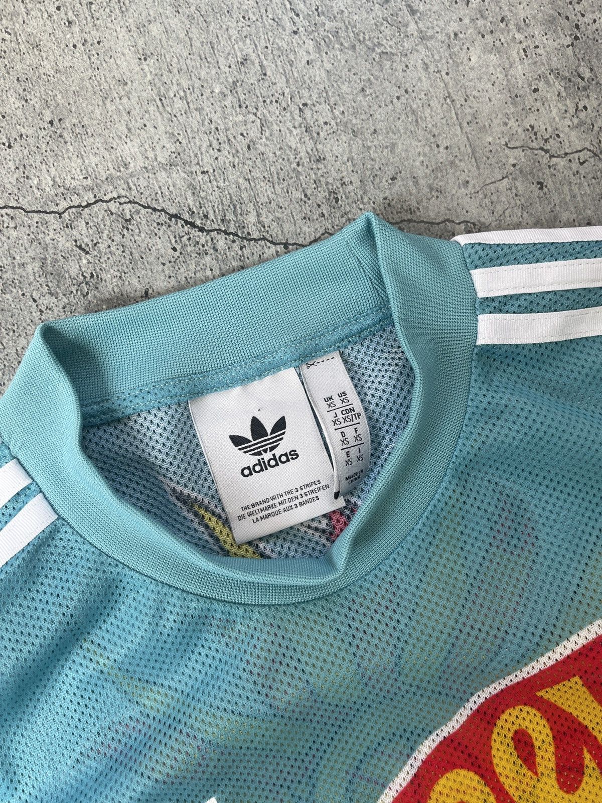 Adidas Adidas Sean Wotherspoon x Hot Wheels Mesh Longsleeve blue Size US XS / EU 42 / 0 - 5 Thumbnail
