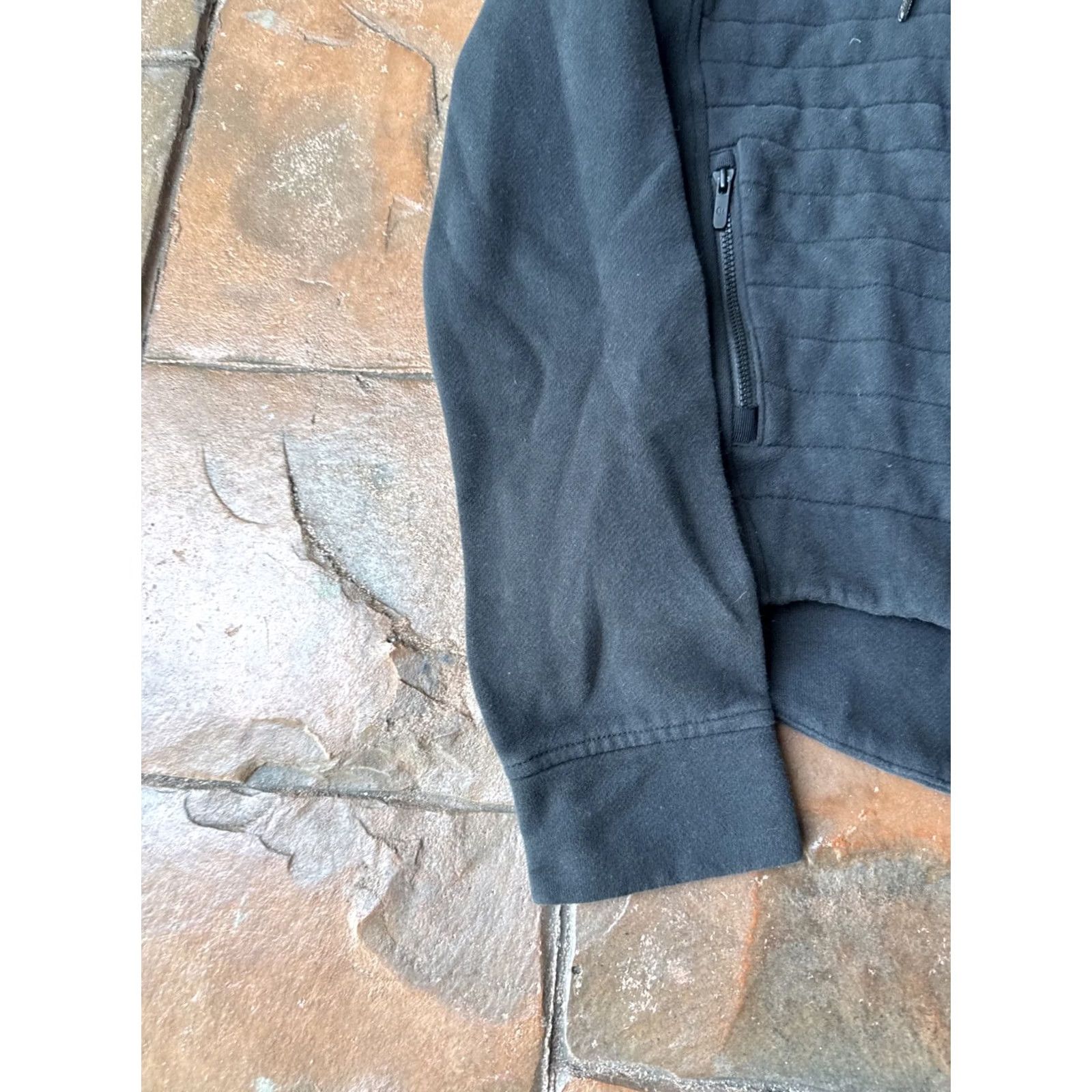 Lululemon VINTAGE Lululemon Be True Fleece Zip Up Hoodie Sweatshirt Women’s Size 4 Gym Yoga Black Full Zip Hoodie Womens 4 Size S / US 4 / IT 40 - 3 Thumbnail