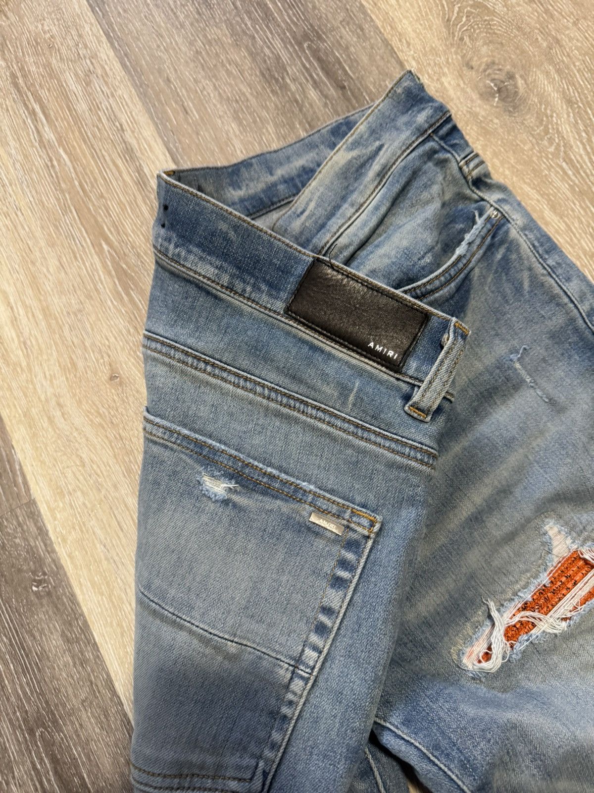 Amiri Amiri mx1 orange crack patch Size US 34 / EU 50 - 4 Thumbnail