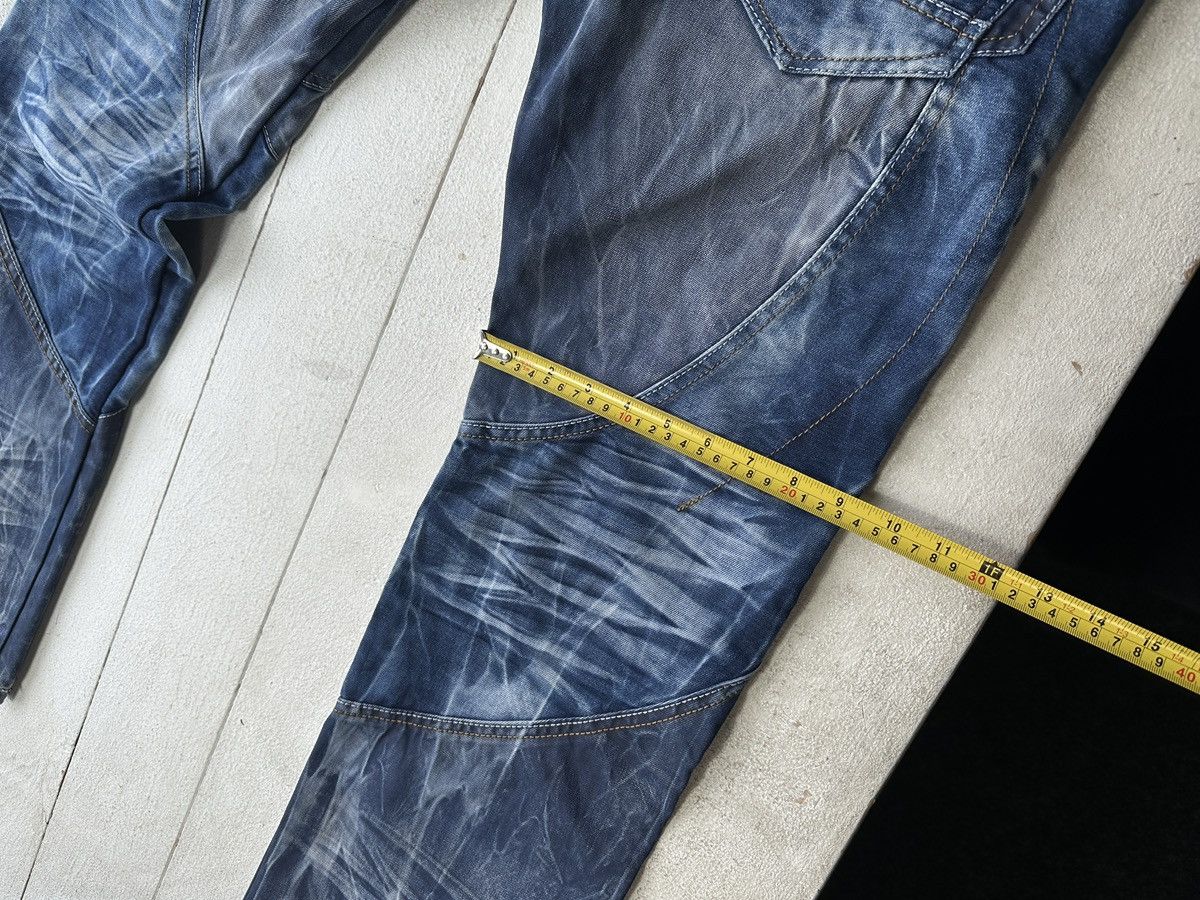 Japanese Brand 🚨Japanese Cosmo Lupo Baggy Distressed Opium Punk Jeans Owens Size US 34 / EU 50 - 24 Thumbnail
