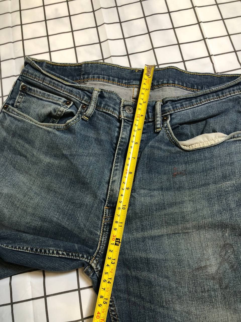 Levi's Levis 514 MENS Jeans Blue Distressed Slim Fit Straight Leg Size US 34 / EU 50 - 14 Thumbnail