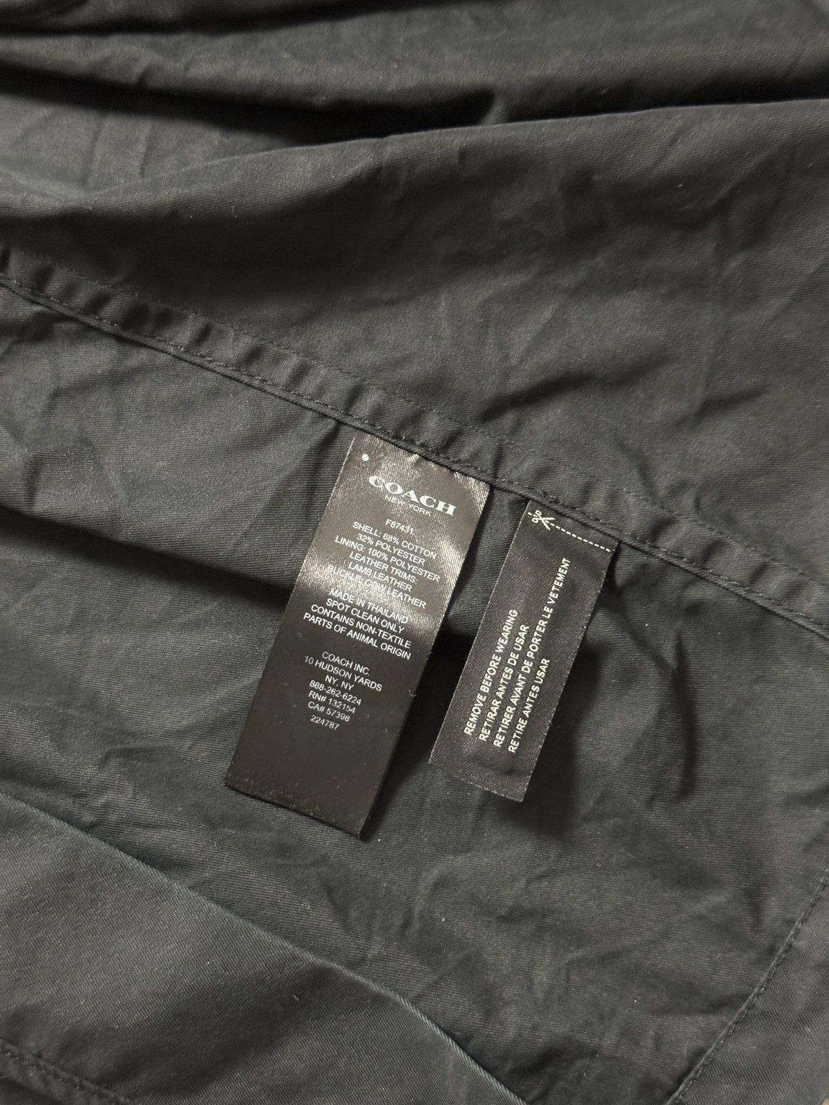 Coach Coach Trench Coat black Size US L / EU 52-54 / 3 - 3 Thumbnail