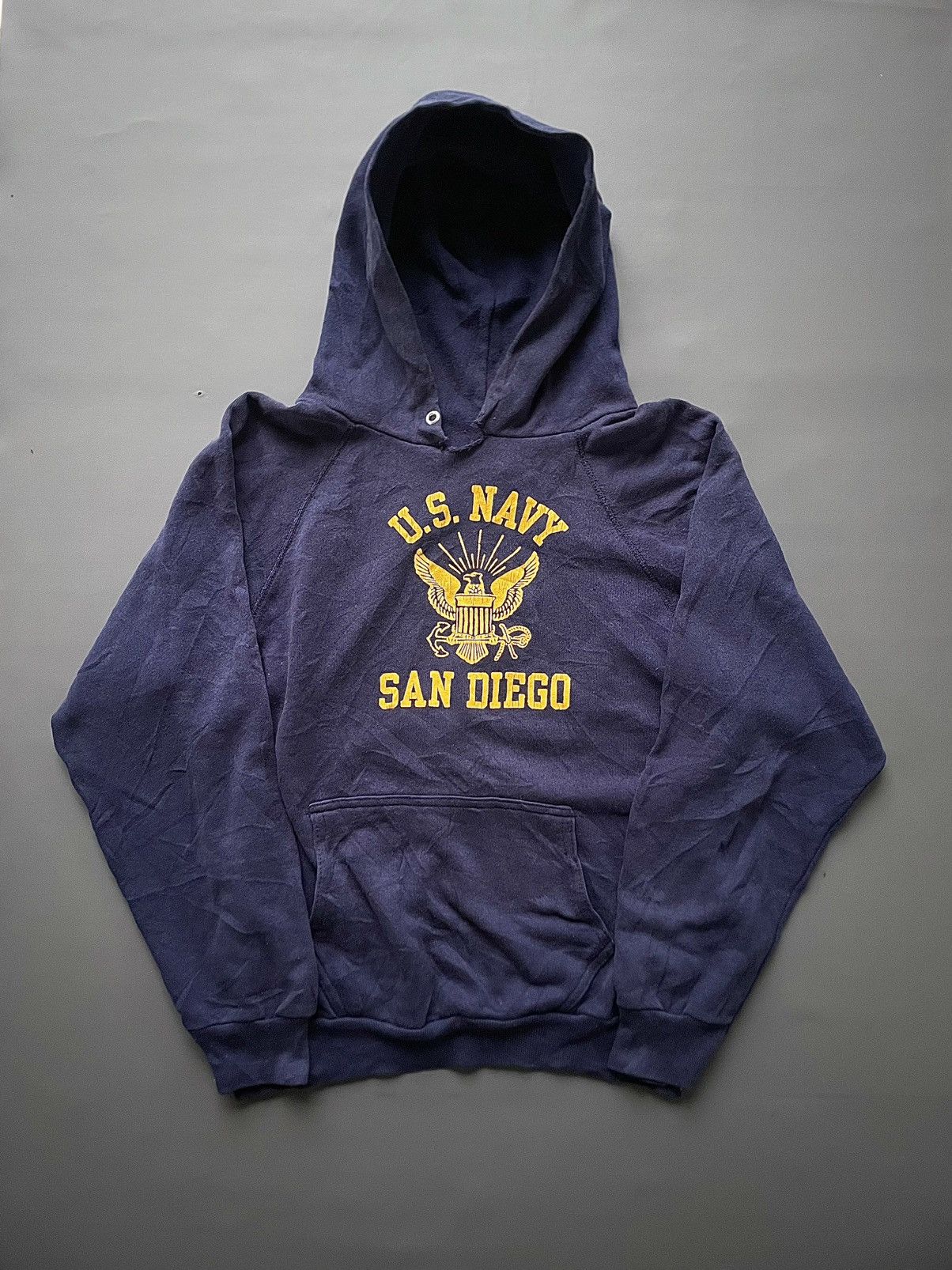 Vintage Vtg 80's US Navy Military Hoodie N1 Deck Jacket Us Army Size US M / EU 48-50 / 2 - 1 Thumbnail
