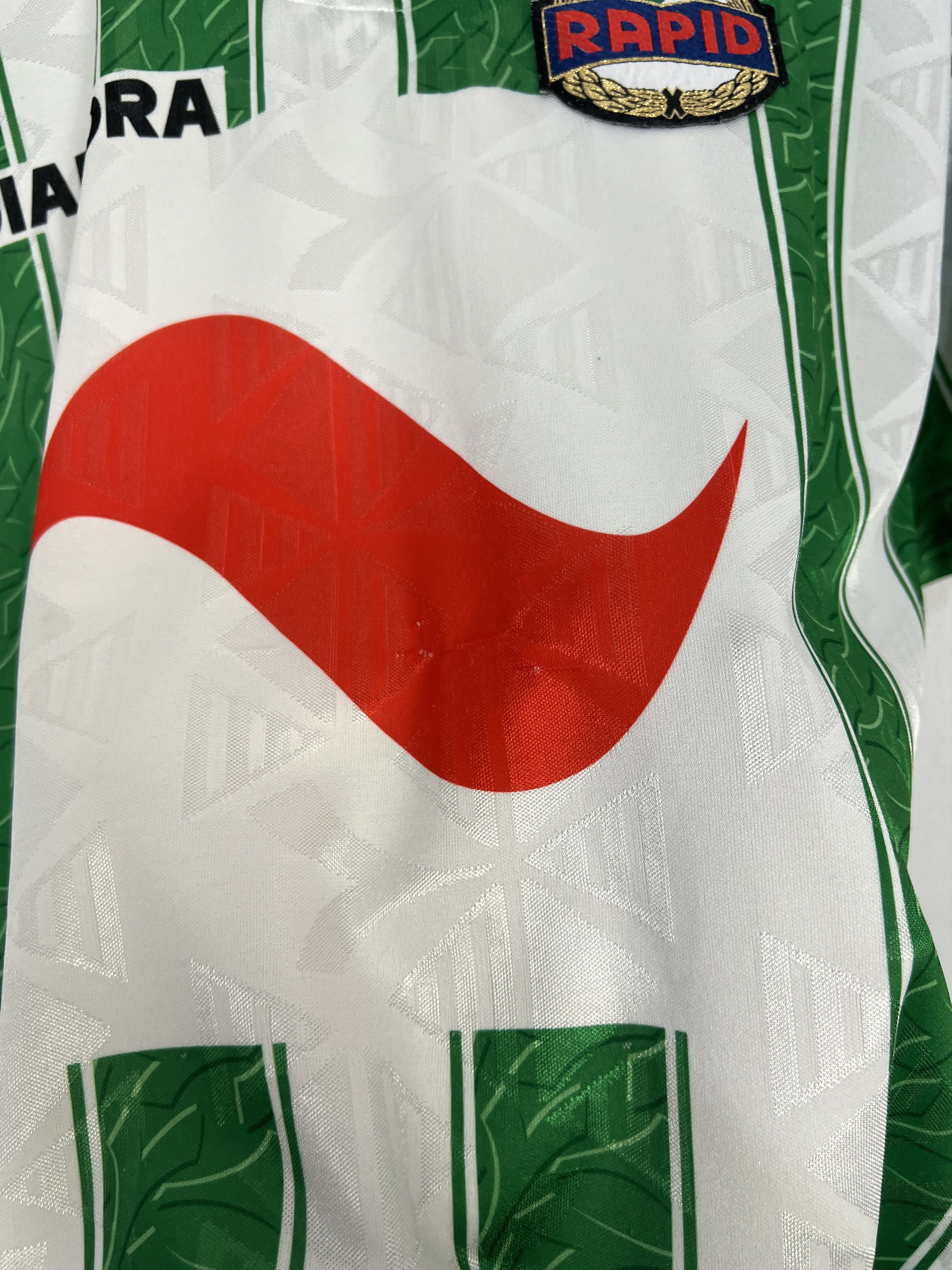 Diadora SK Rapid Wien Home football shirt 1996 Soccer Diadora Jersey Size US L / EU 52-54 / 3 - 6 Thumbnail
